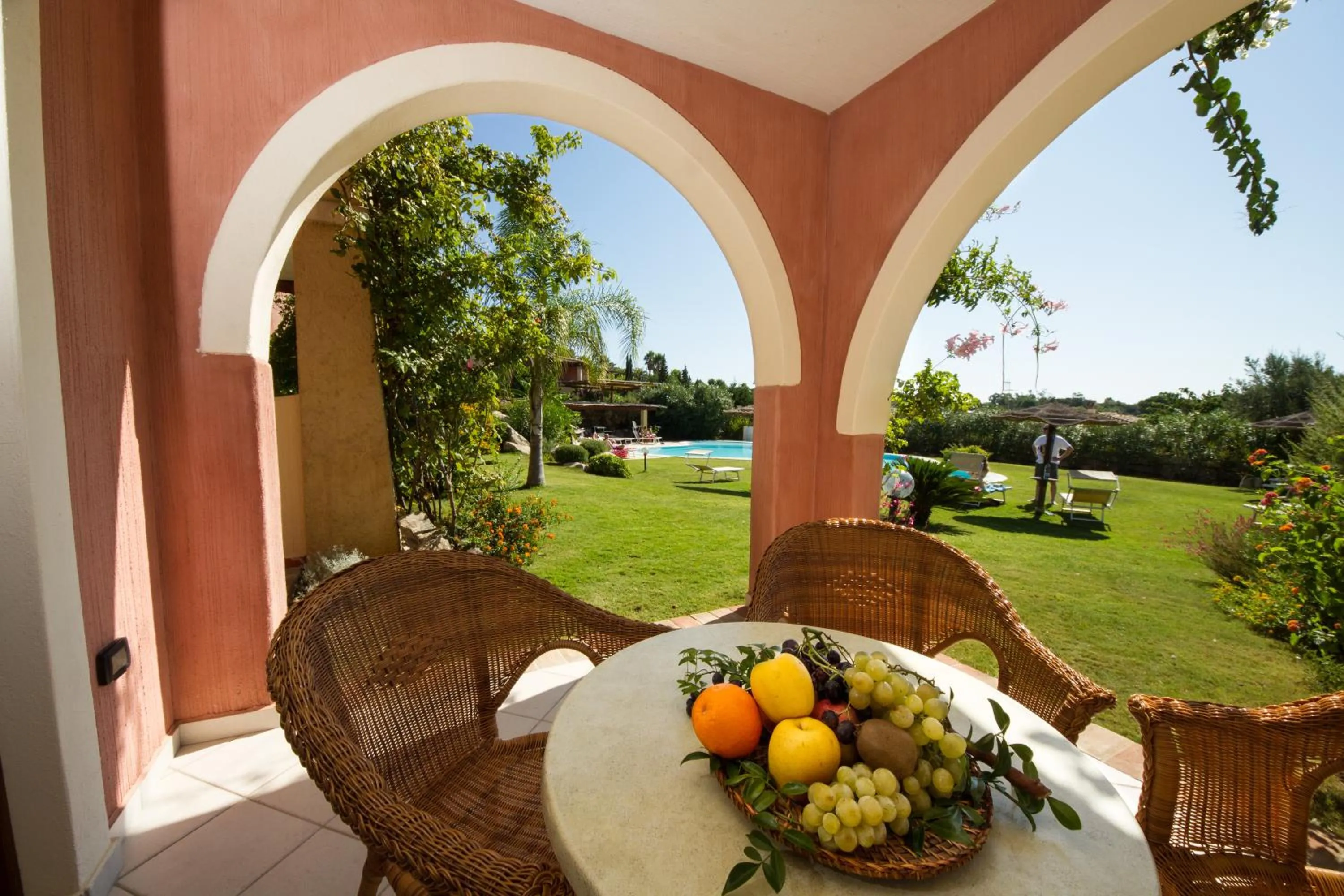 Patio in Hotel Mariposas