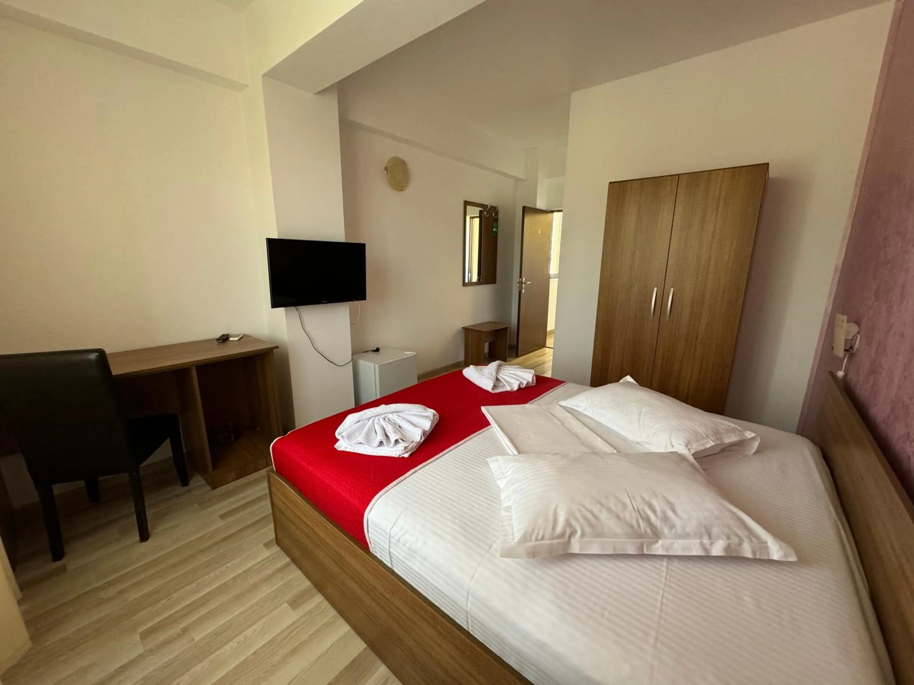 Bed in Hotel Mihaela