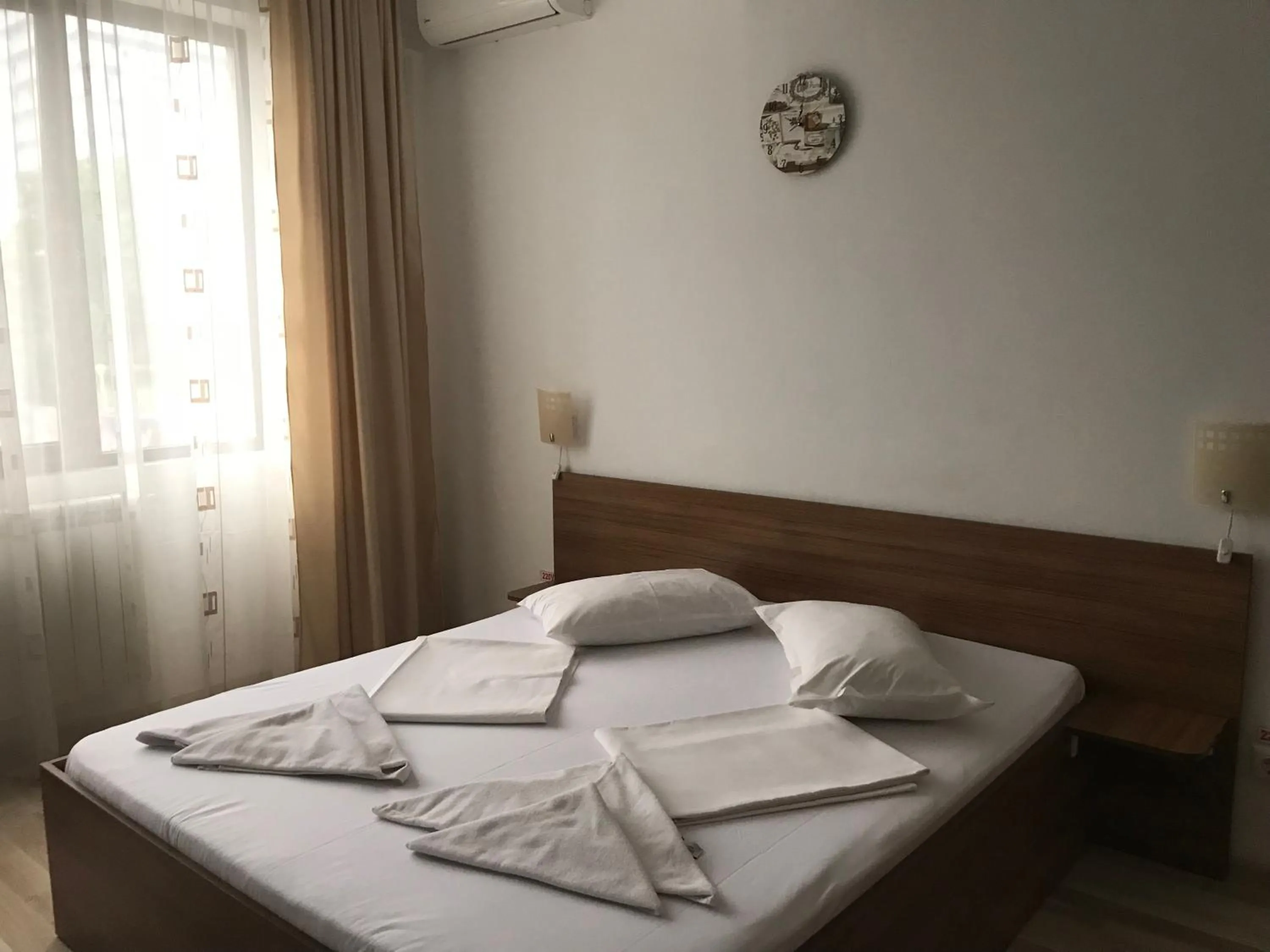 Bed in Hotel Mihaela