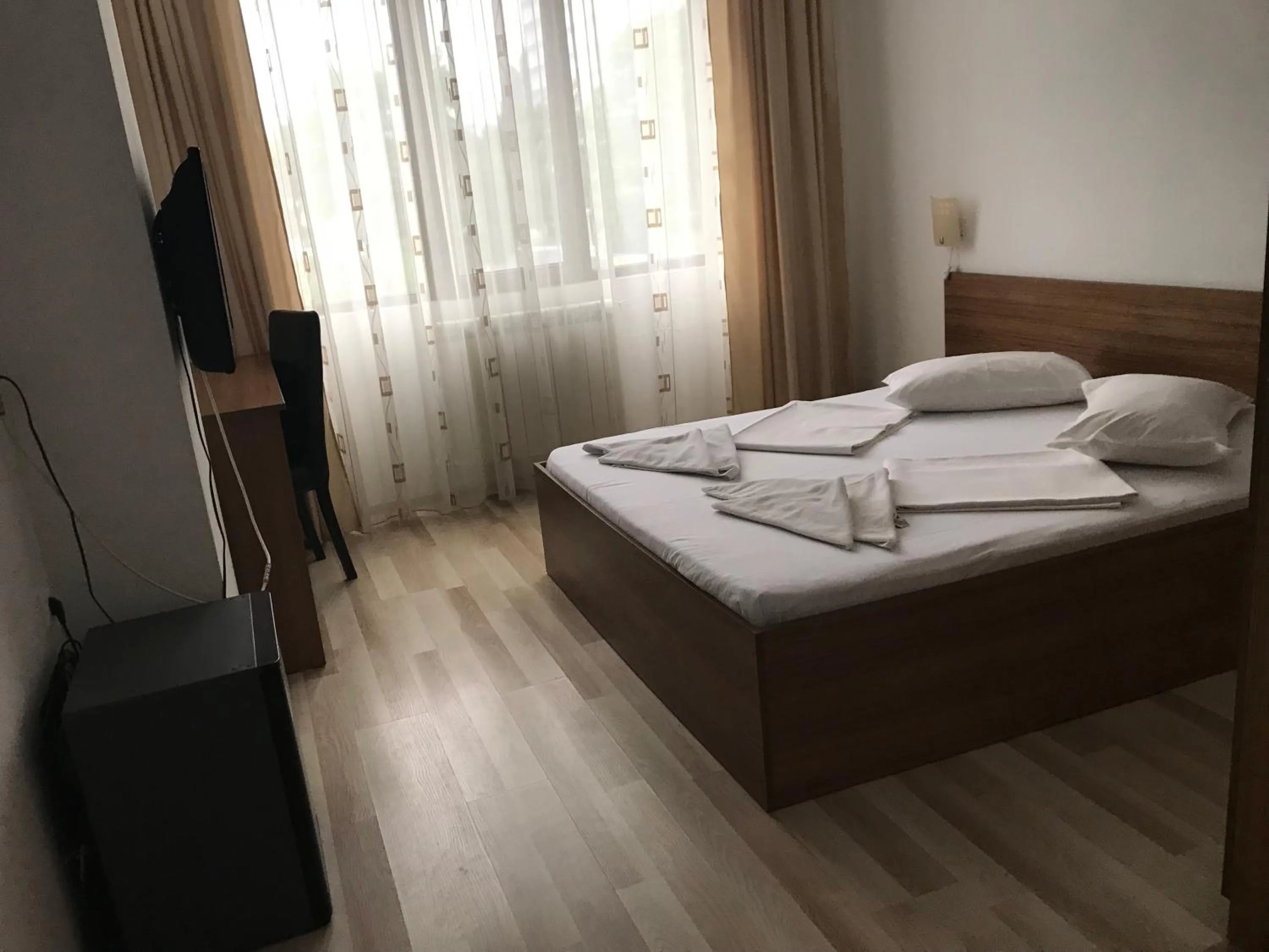 Bed in Hotel Mihaela