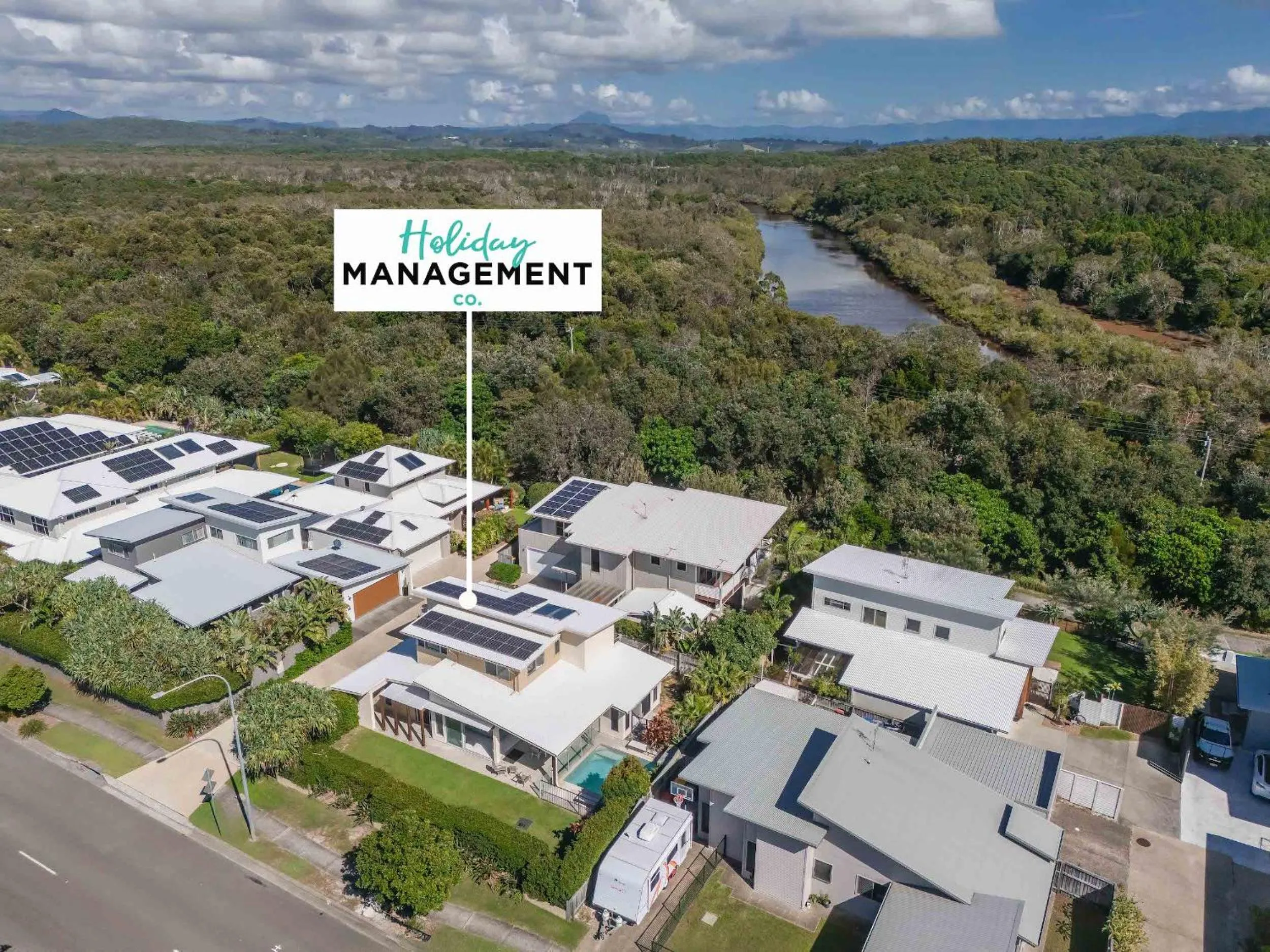 Bird's eye view in Coastal Charm on Casuarina Way