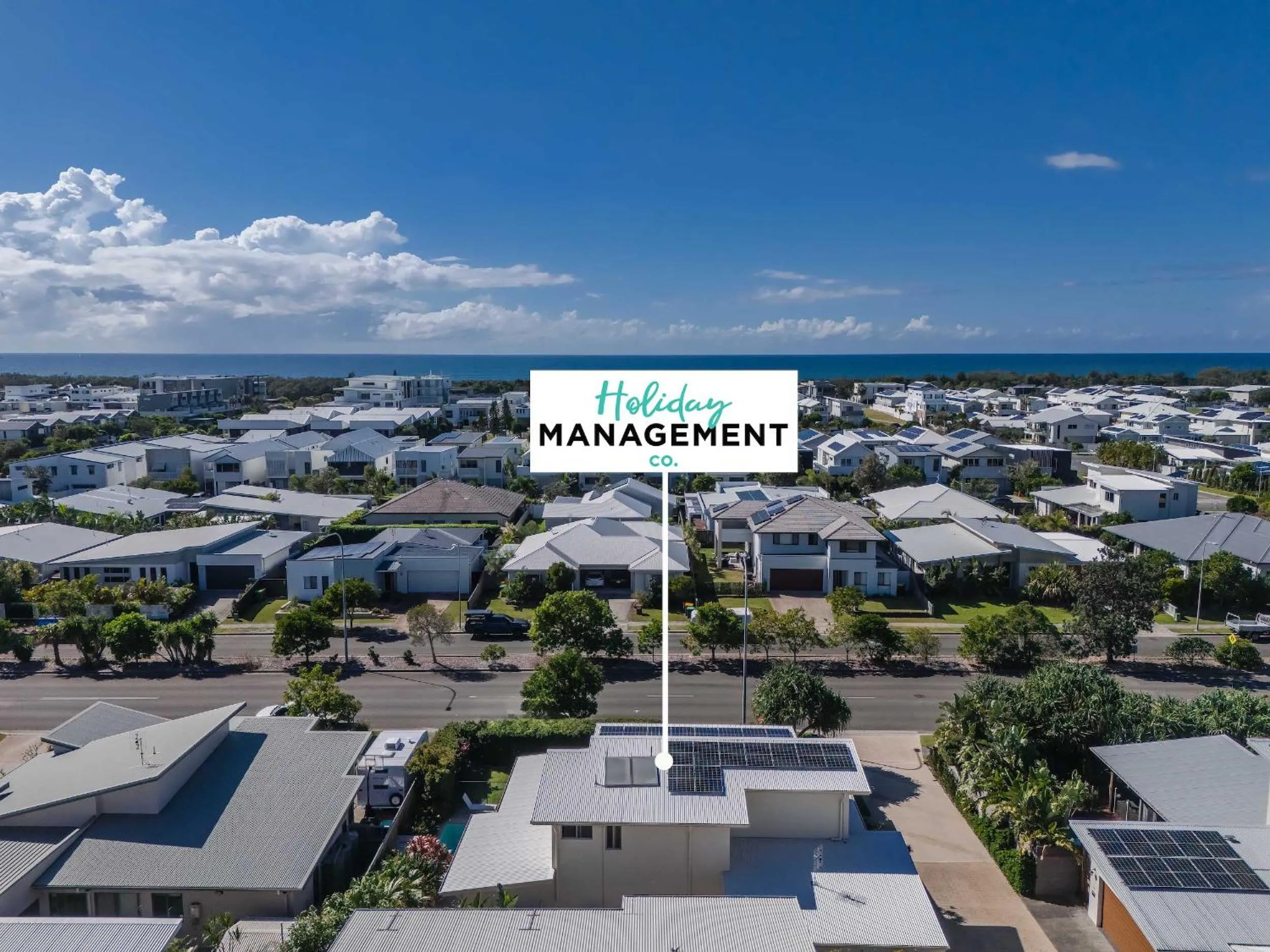 Bird's eye view in Coastal Charm on Casuarina Way