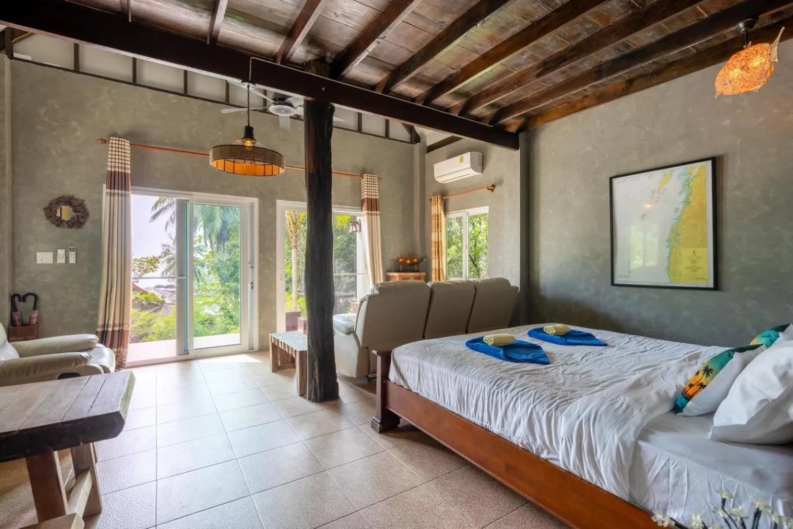 Bedroom, Bed in Koh Pu Sea View Beach Resort