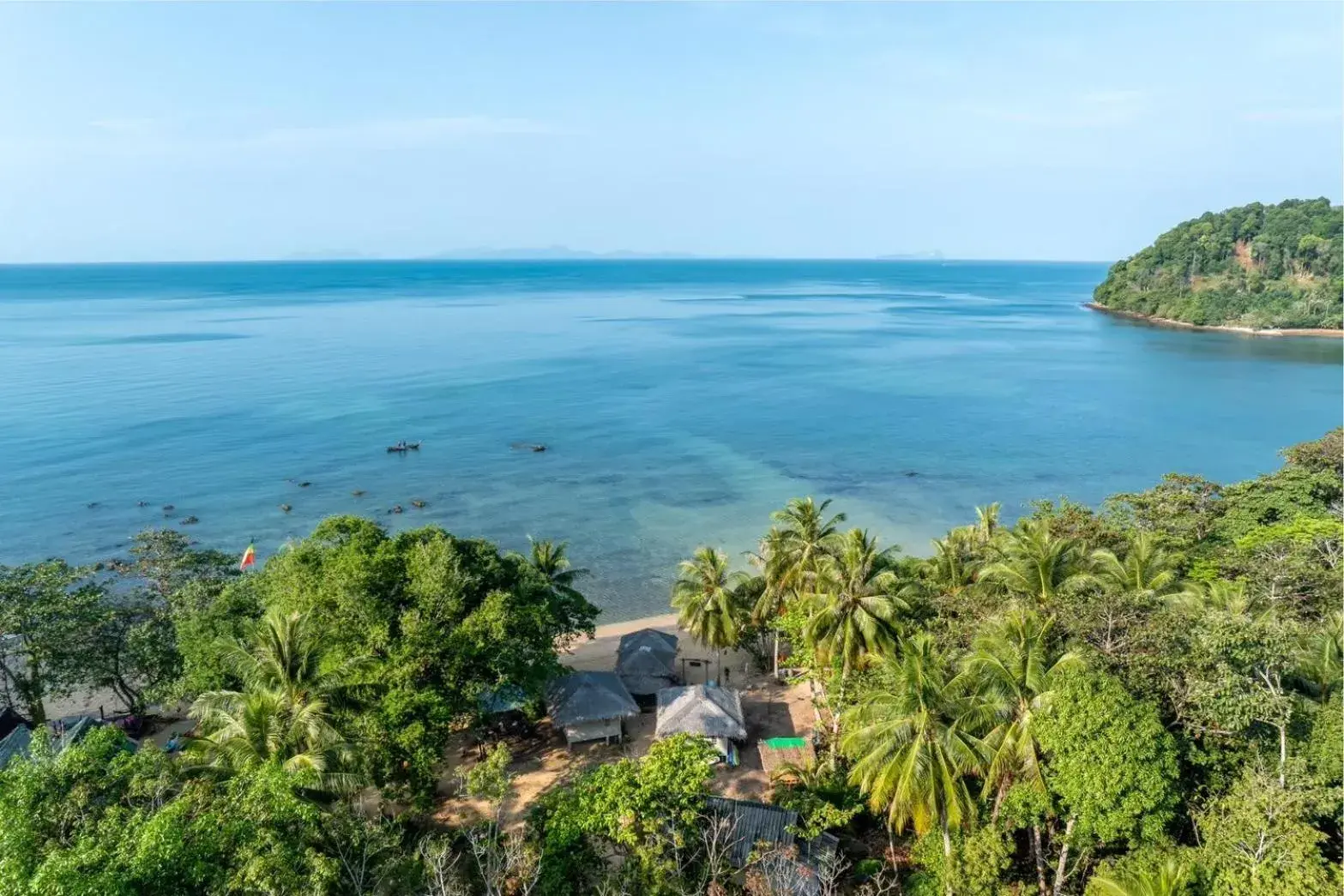 Bird's eye view in Koh Pu Sea View Beach Resort Bird's eye view in Koh Pu Sea View Beach Resort