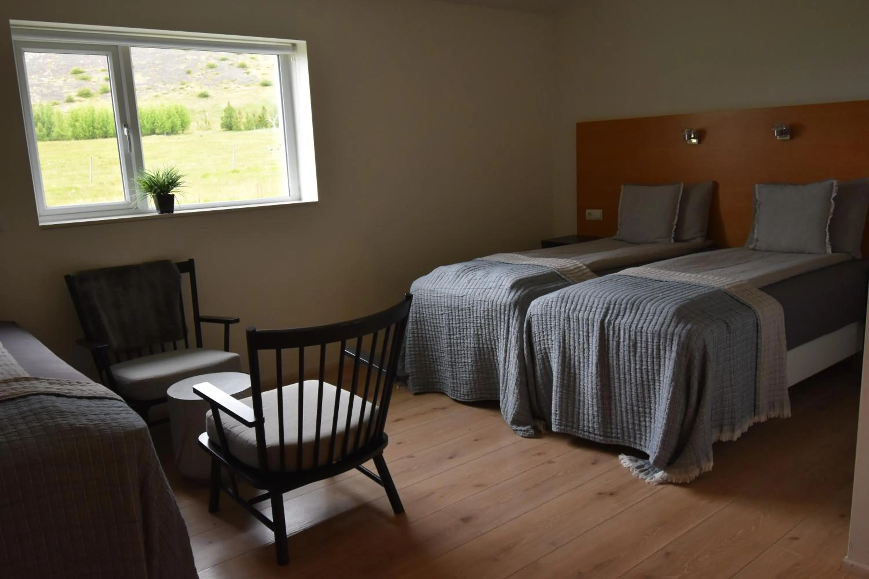 Bed in Glacier World - Hoffell Guesthouse