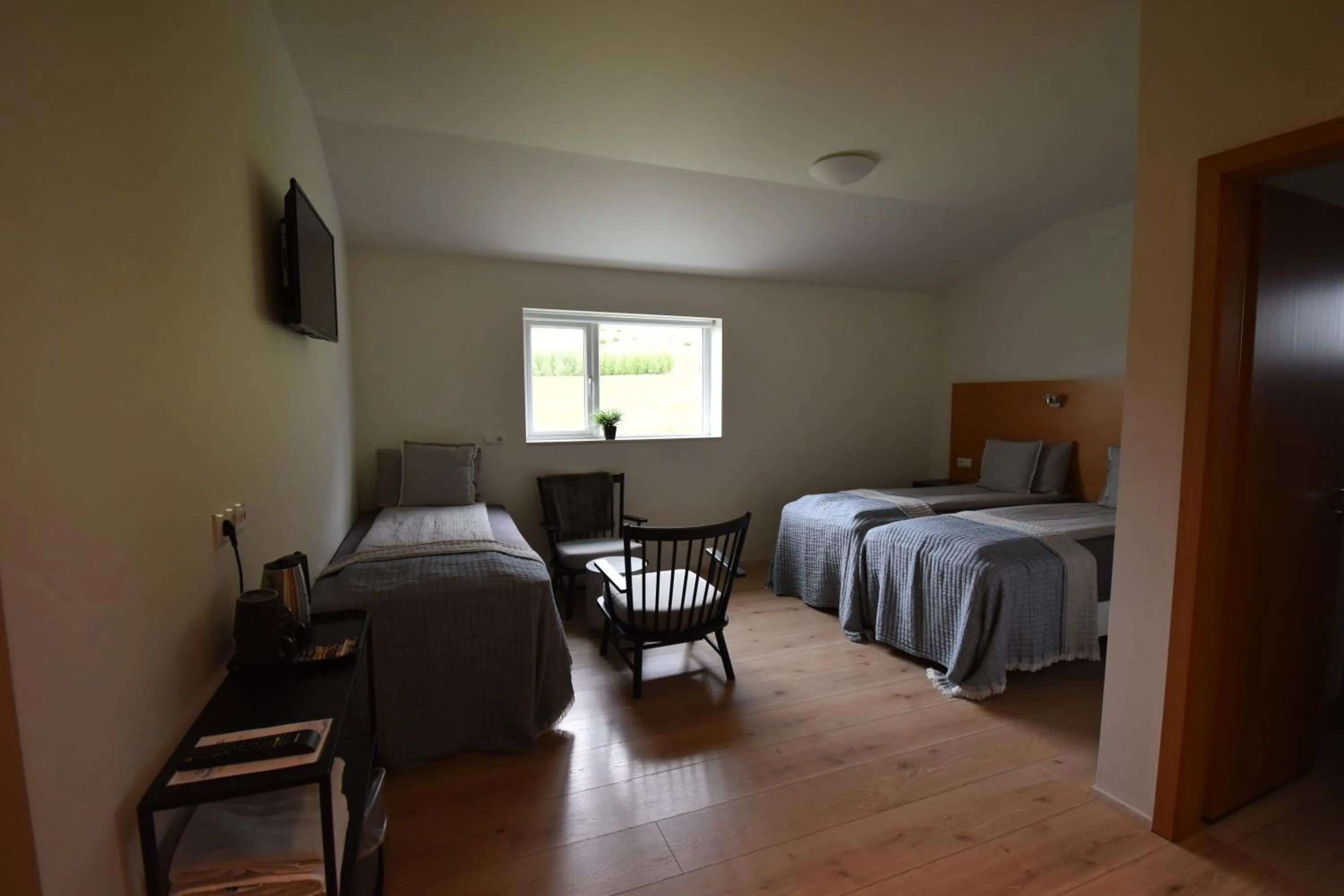 Bed in Glacier World - Hoffell Guesthouse