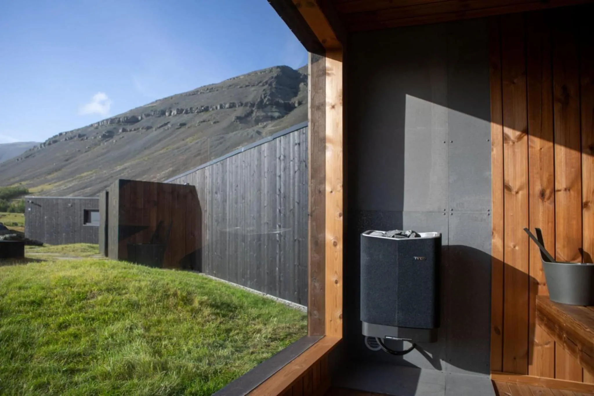 Sauna in Glacier World - Hoffell Guesthouse