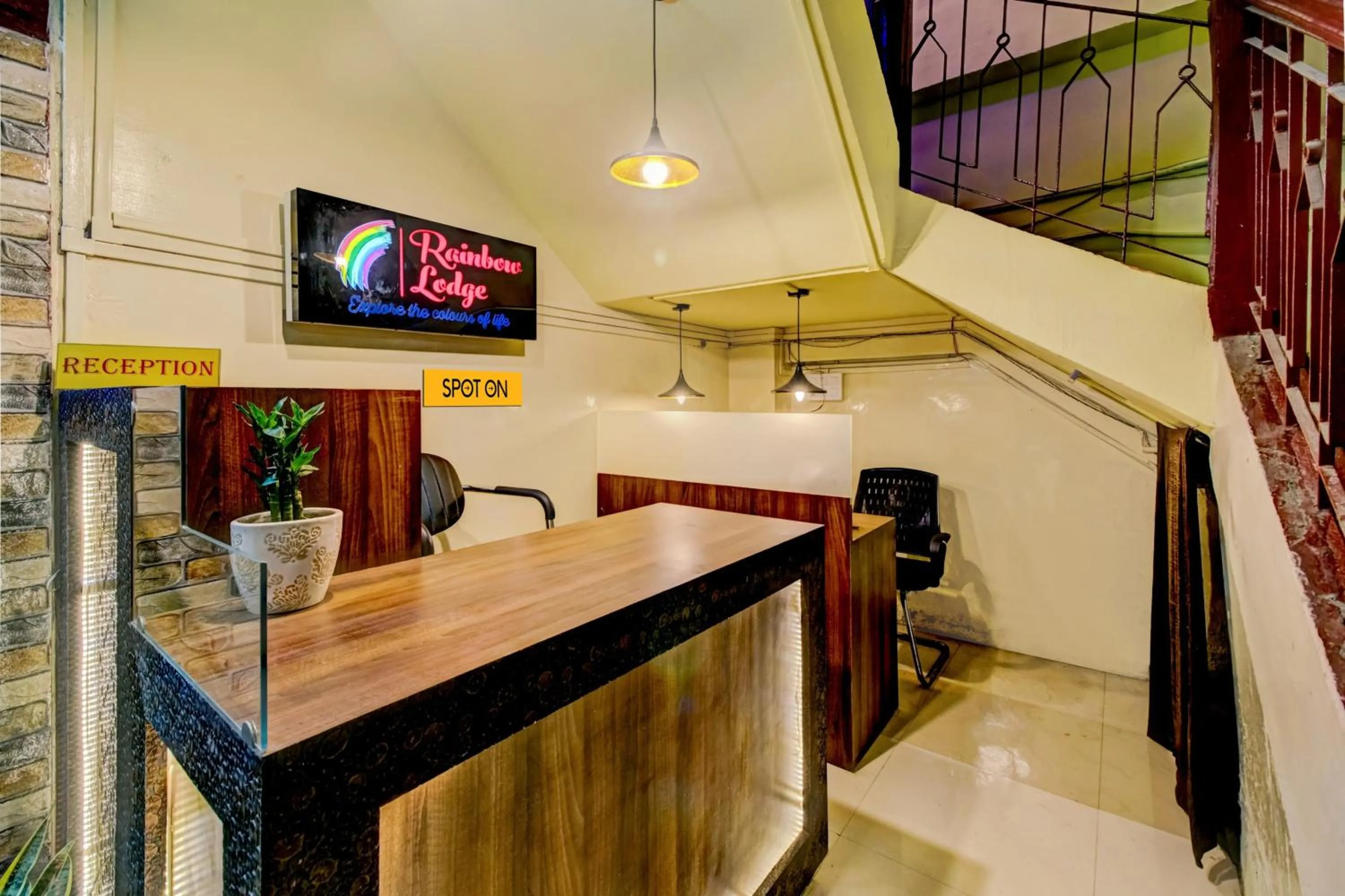 Lobby or reception in SPOT ON Rainbow Lodge