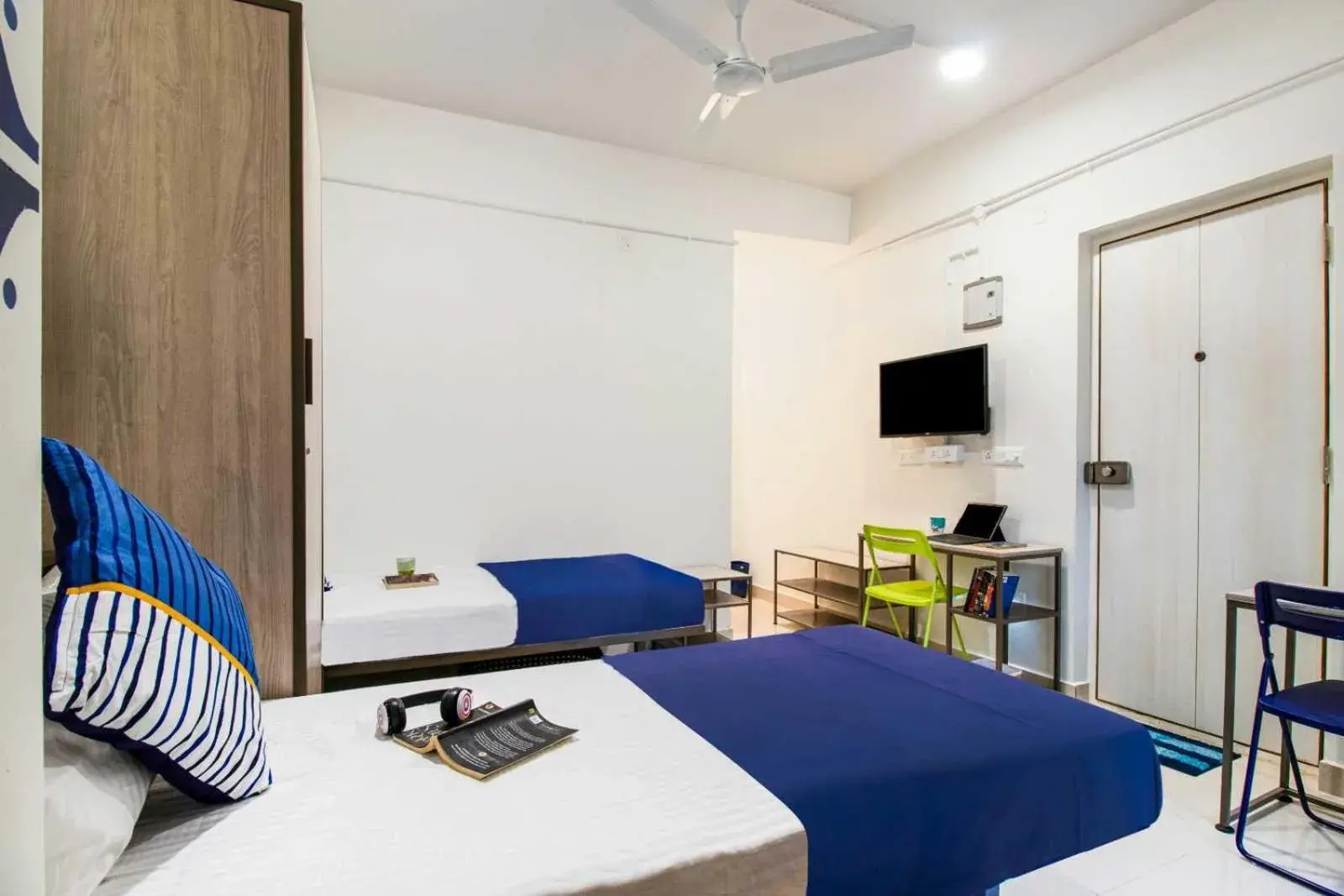 Bedroom, Bed in Collection O by OYO LOCL Colive & Work Sarjapur Bedroom, Bed in Collection O by OYO LOCL Colive & Work Sarjapur