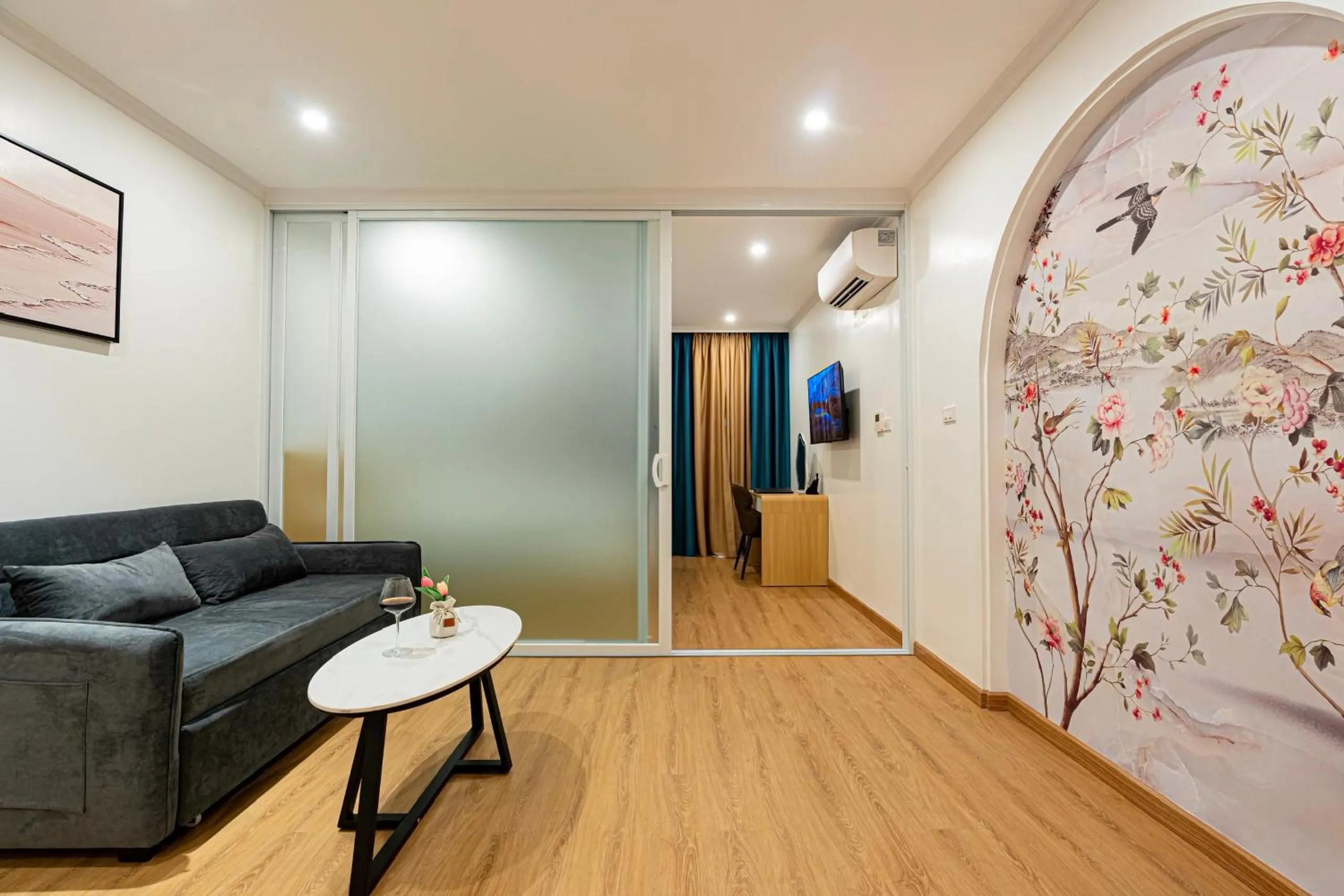 Living room in The Yen Residences Danang