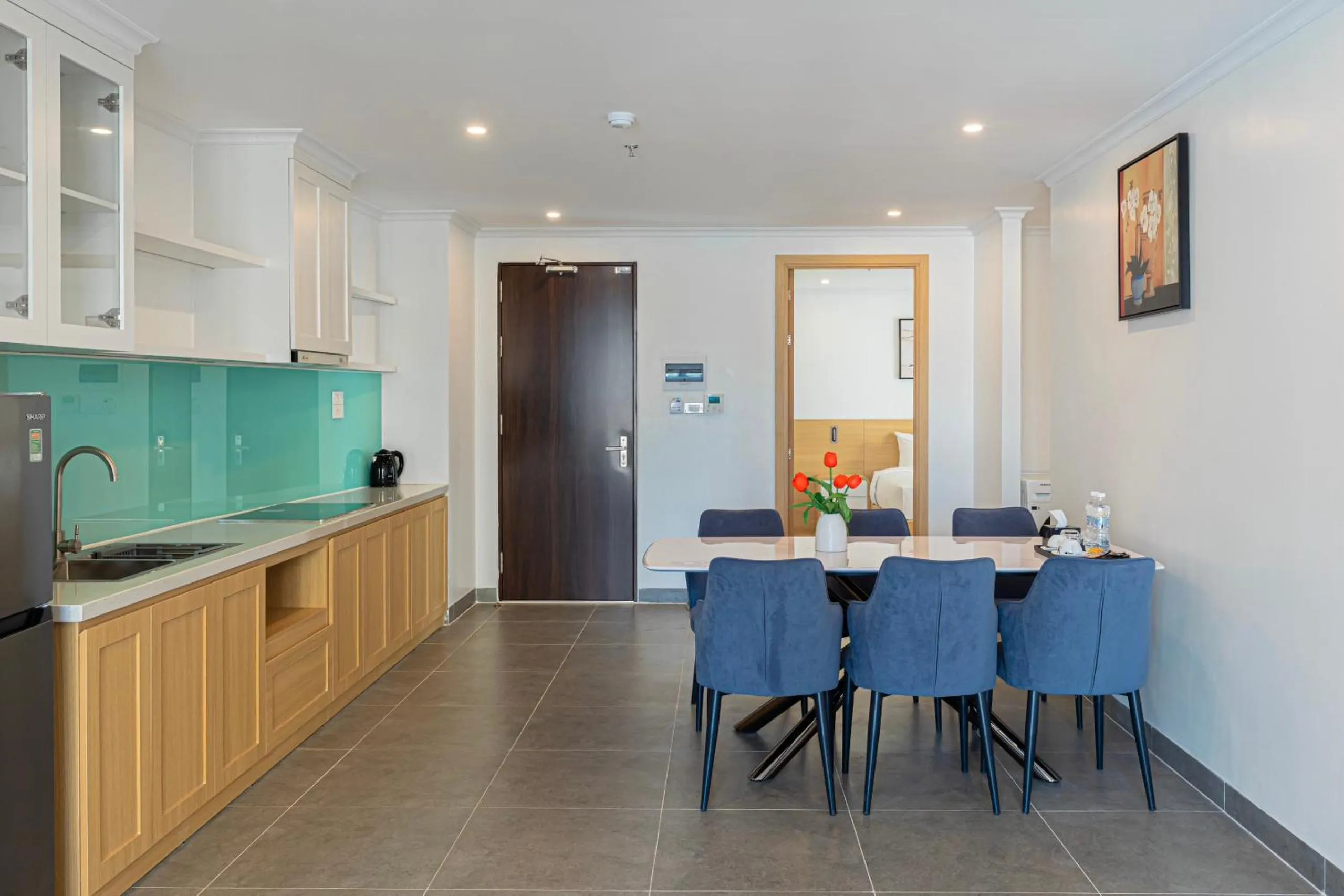 Kitchen or kitchenette in The Yen Residences Danang