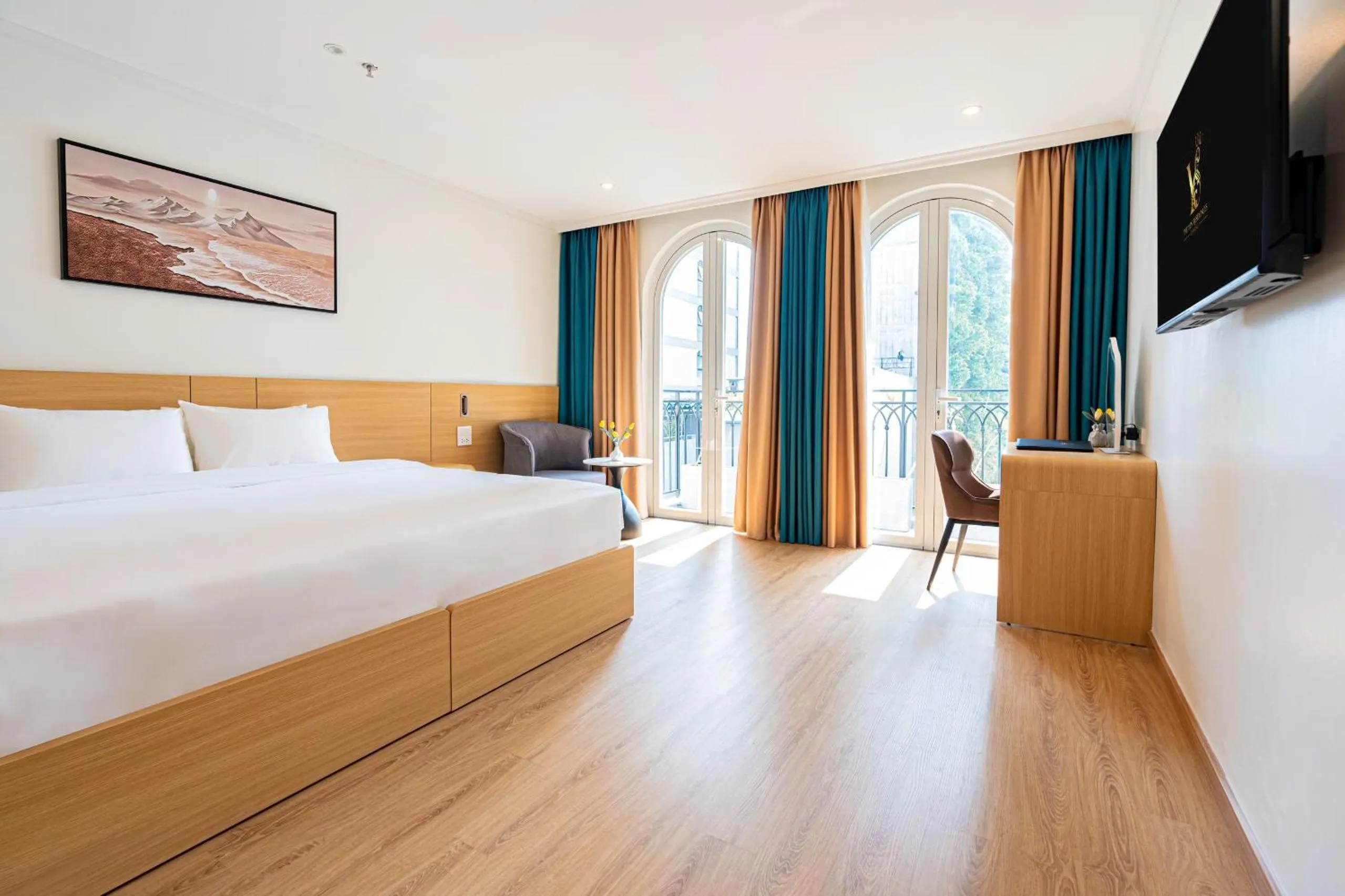 Bedroom, Bed in The Yen Residences Danang