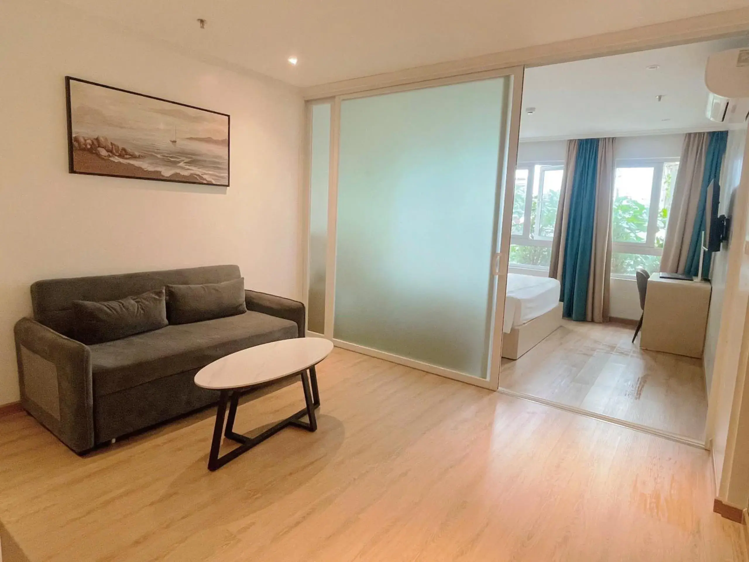 Living room in The Yen Residences Danang Living room in The Yen Residences Danang