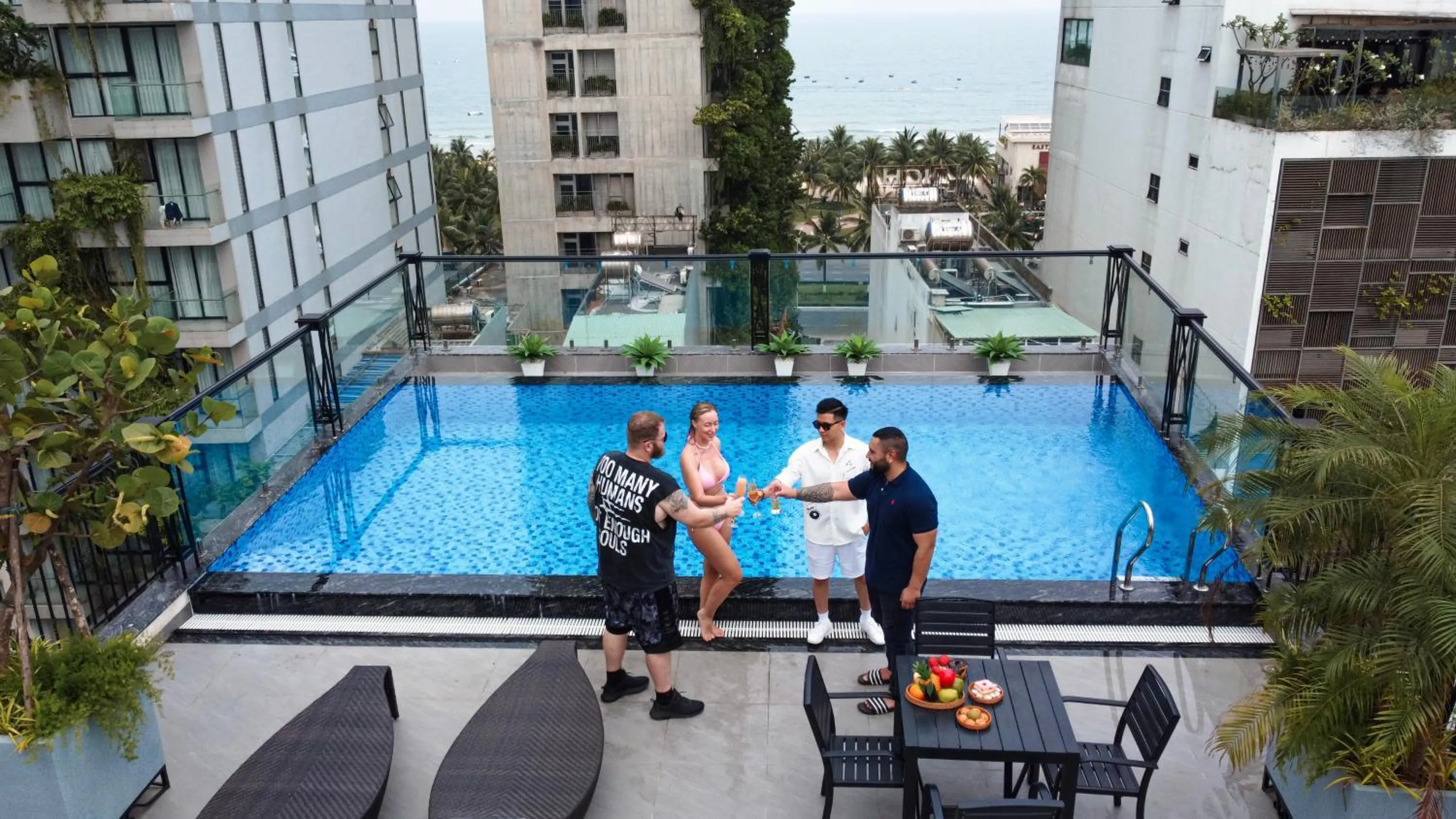 Swimming pool in The Yen Residences Danang