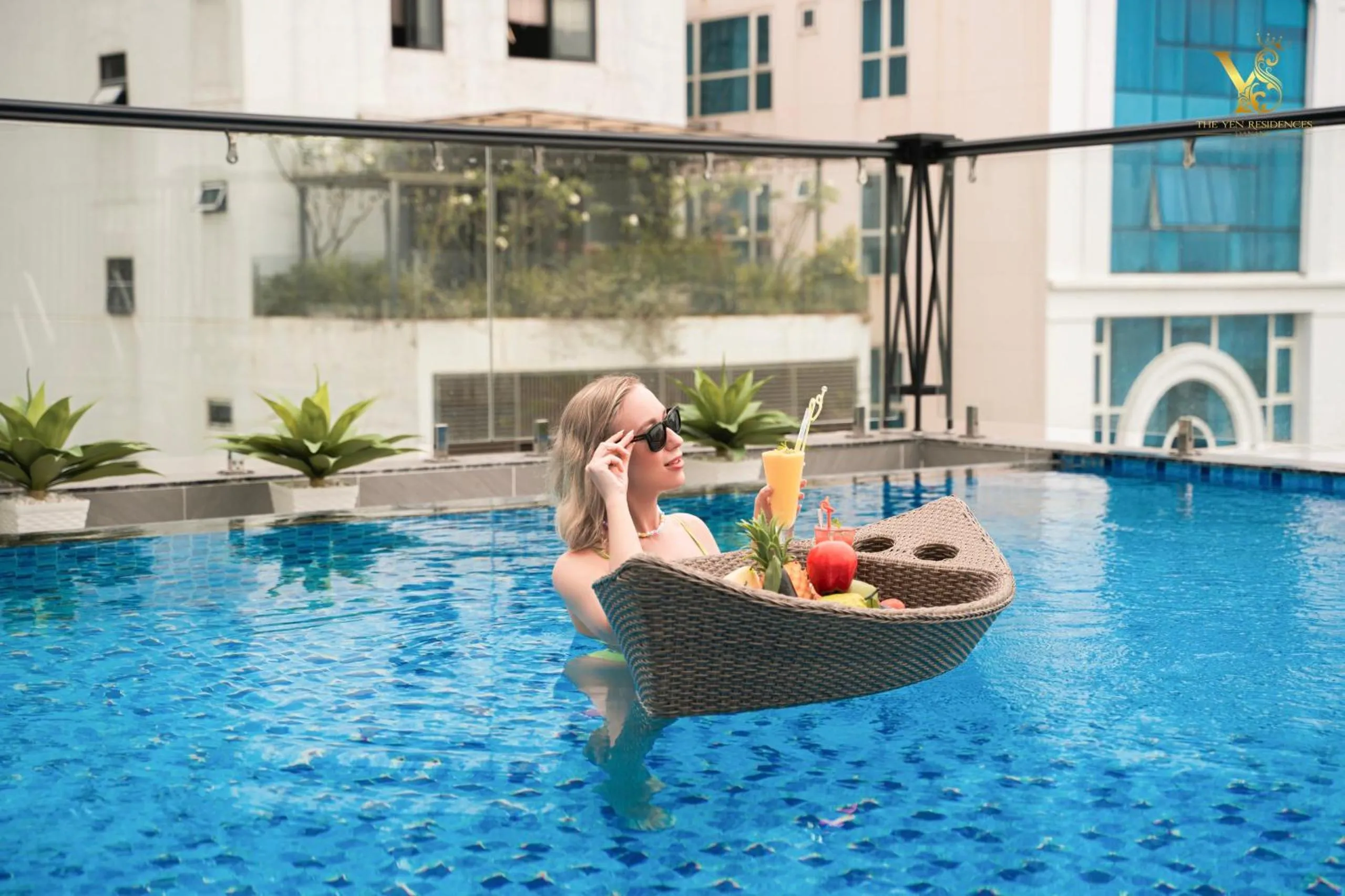 Swimming pool in The Yen Residences Danang