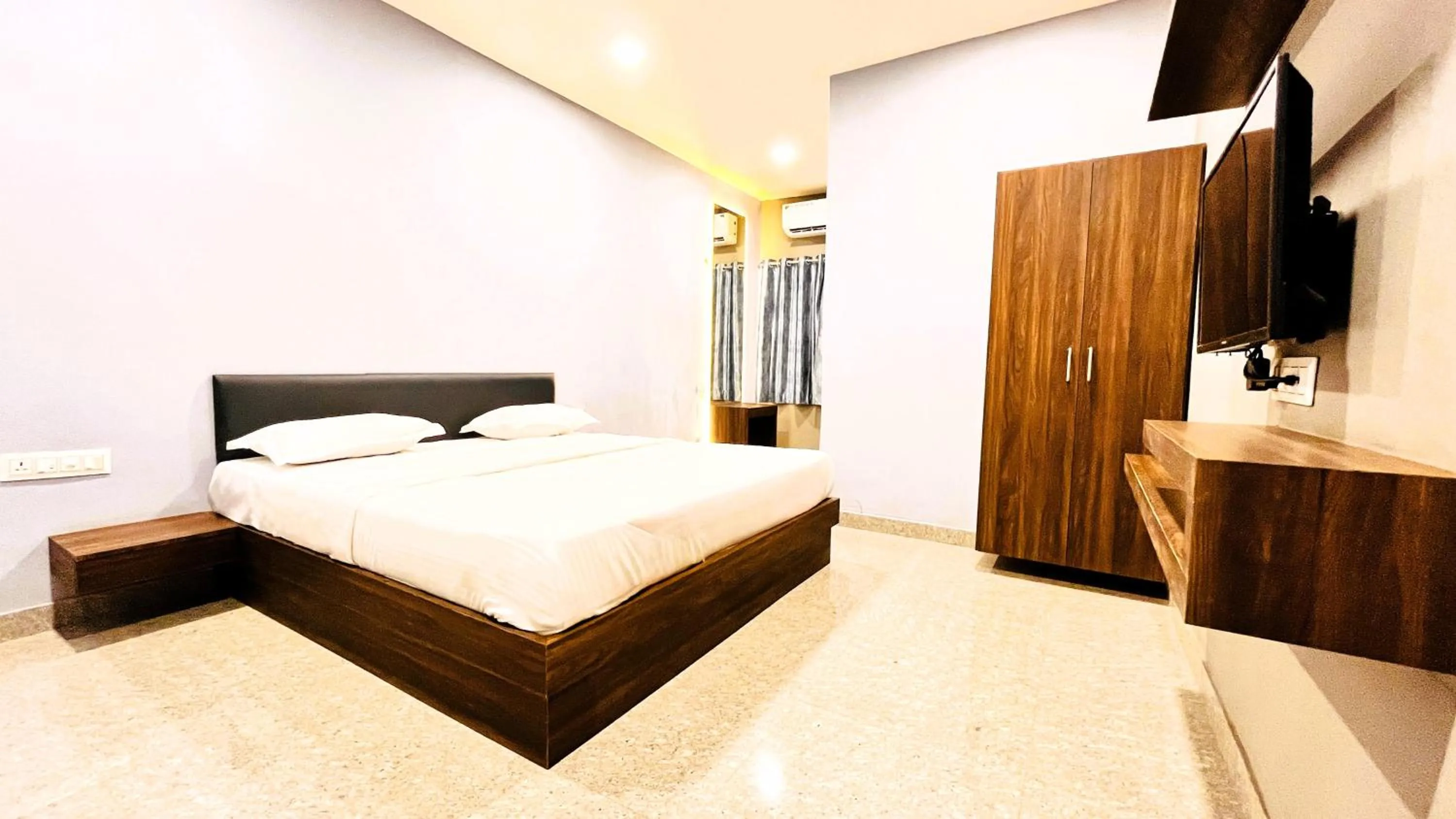 Bed in Hotel Kutch Palace