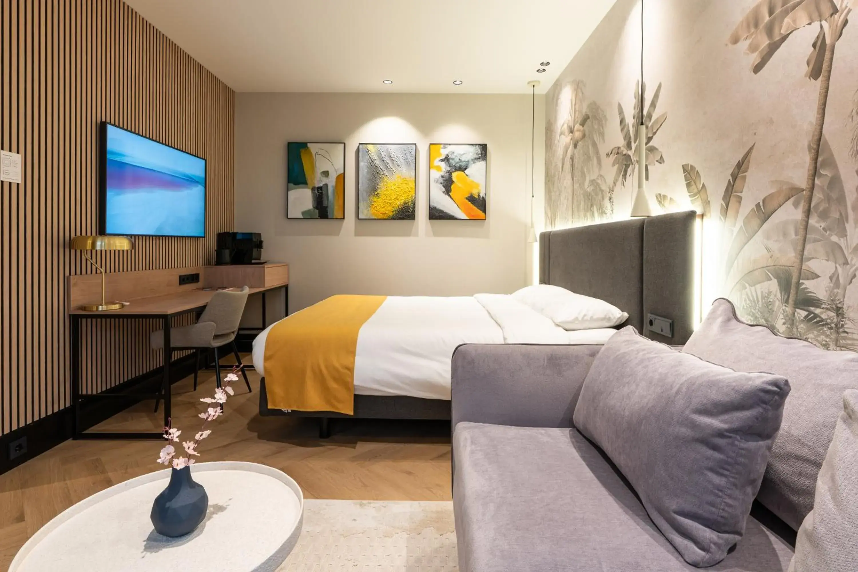 Bed in MyHotel Meppel Bed in MyHotel Meppel