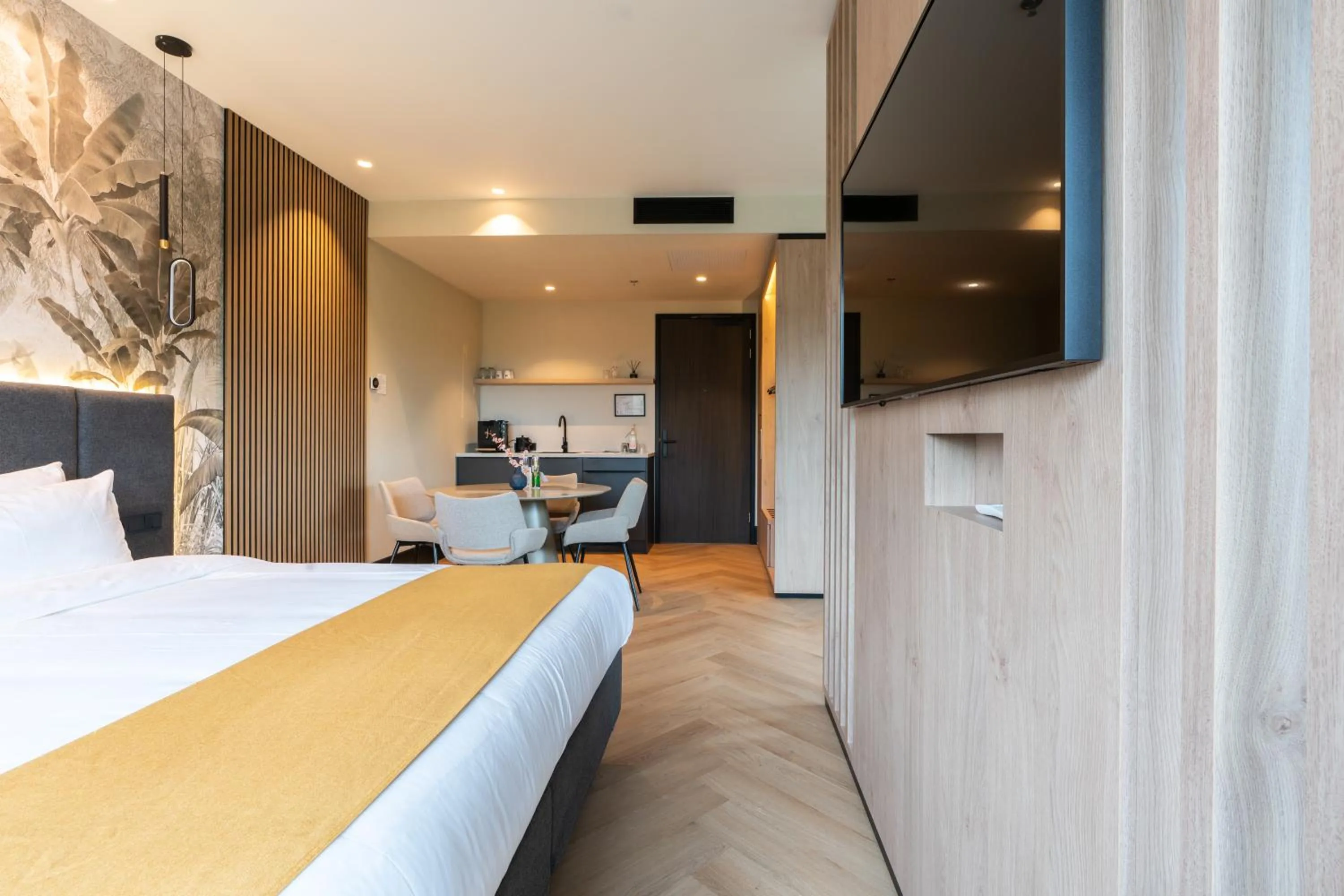 Bed in MyHotel Meppel