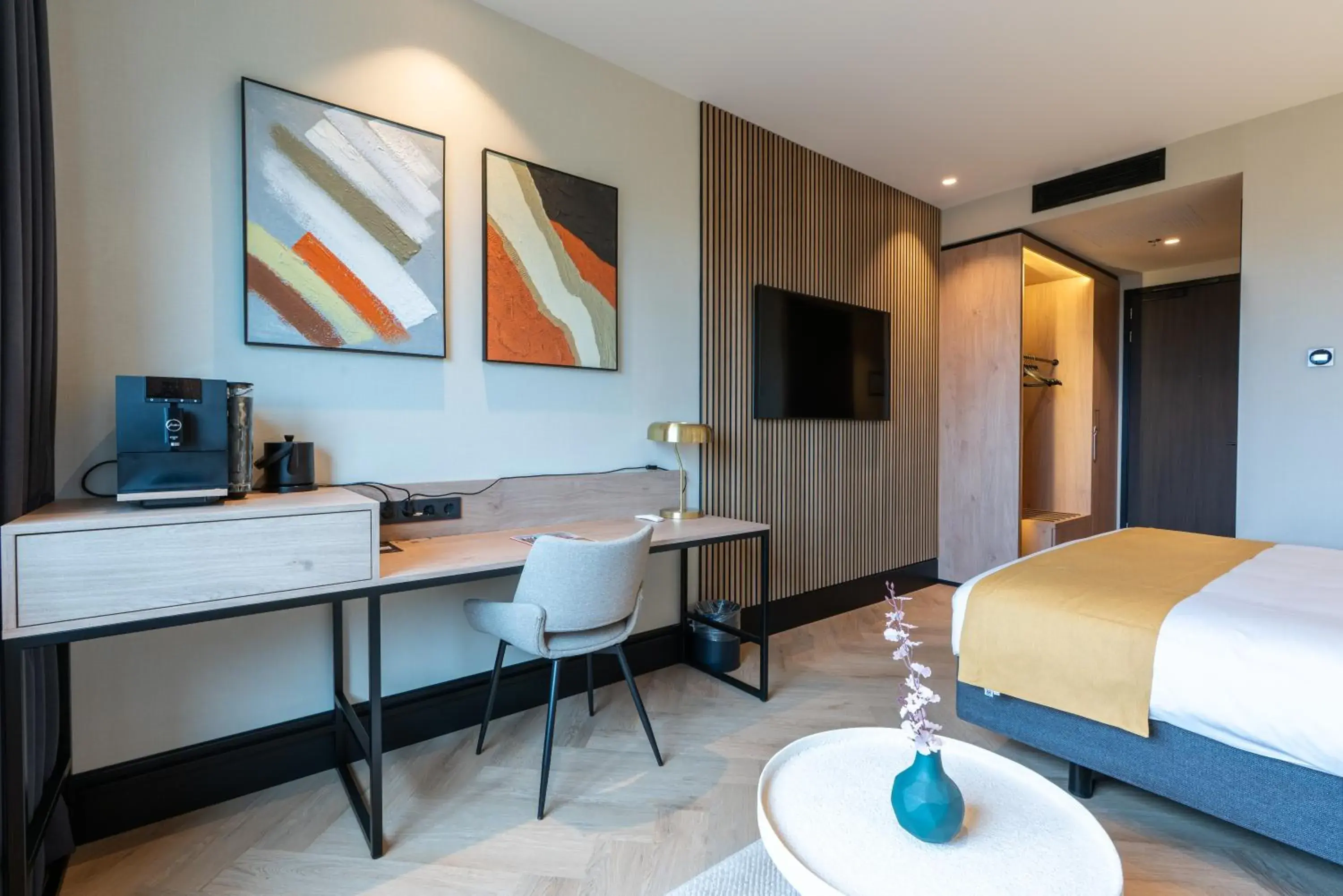 Bed in MyHotel Meppel Bed in MyHotel Meppel