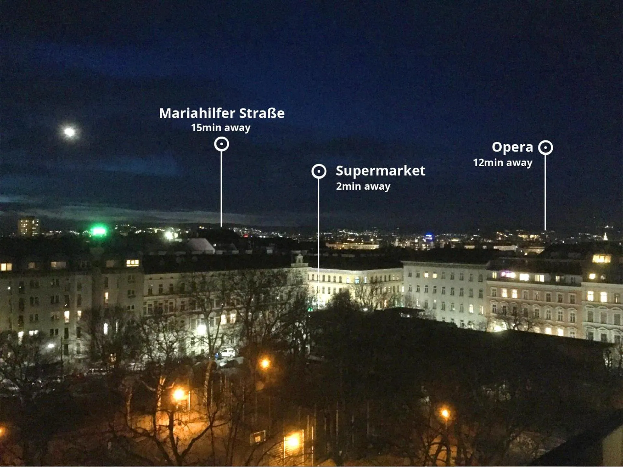 City view in Penthouse Apartments