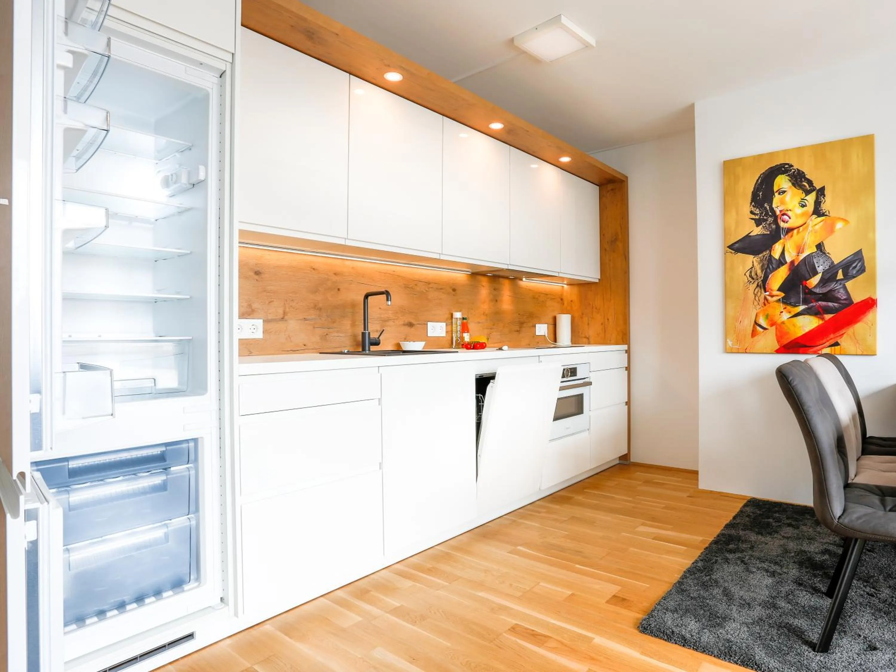 Kitchen or kitchenette in Penthouse Apartments