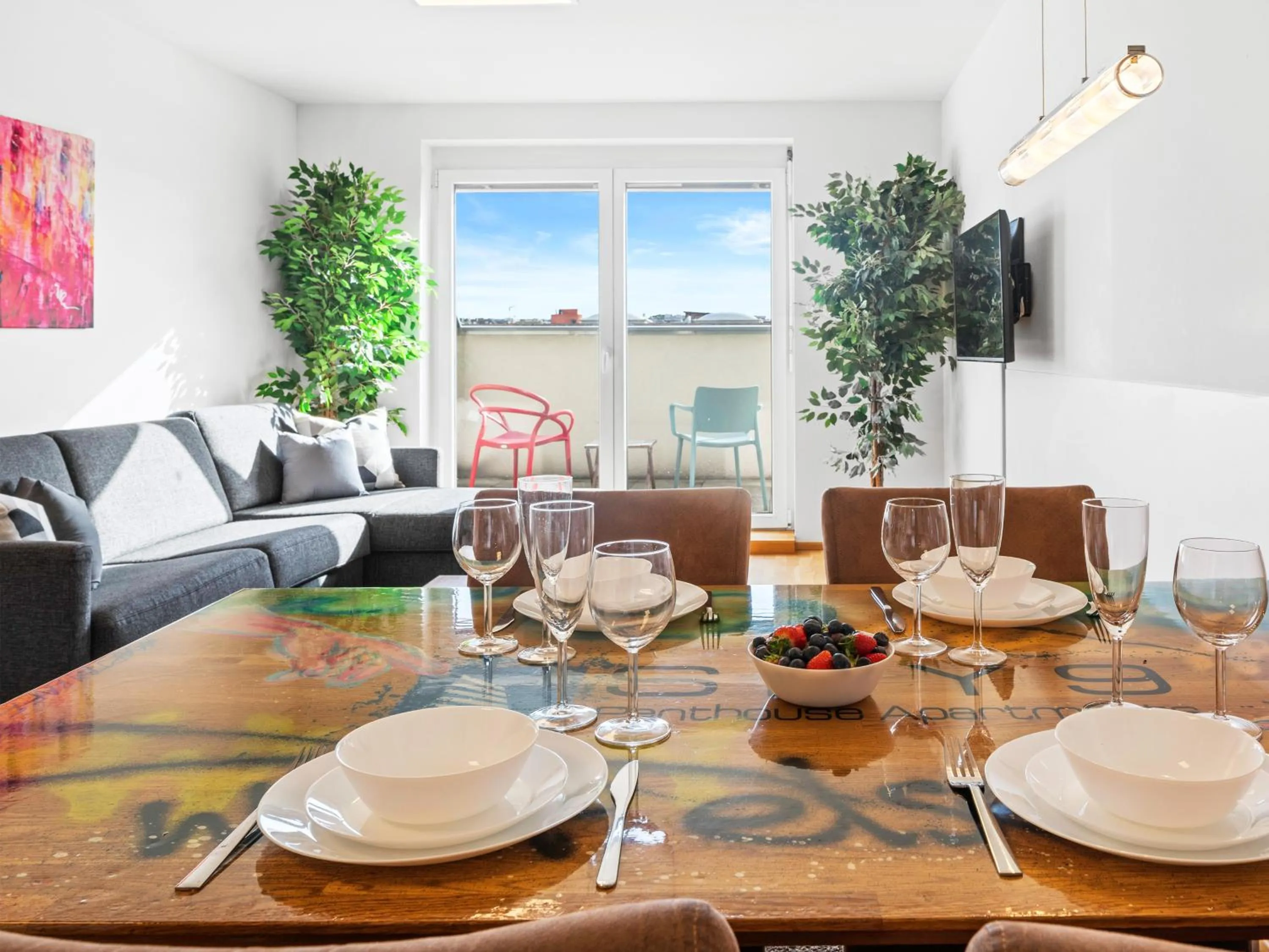 TV and multimedia in Penthouse Apartments