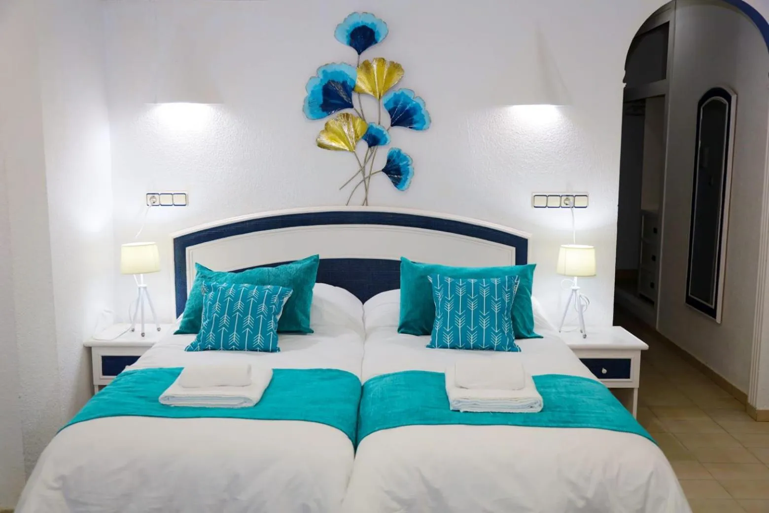 Bed in Hotel Marazul