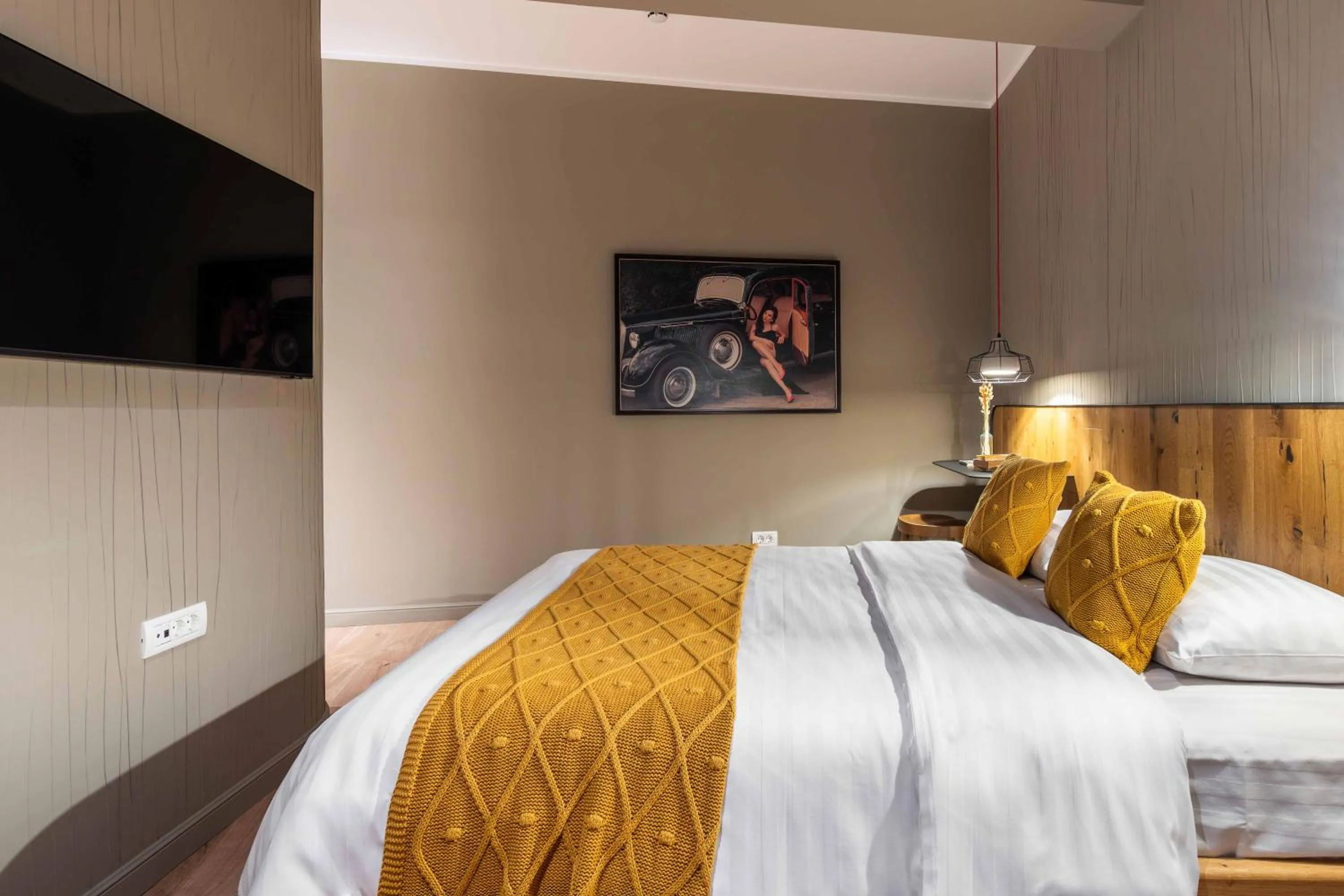 Bed in Maison Bucarest Apartments by Olala Homes