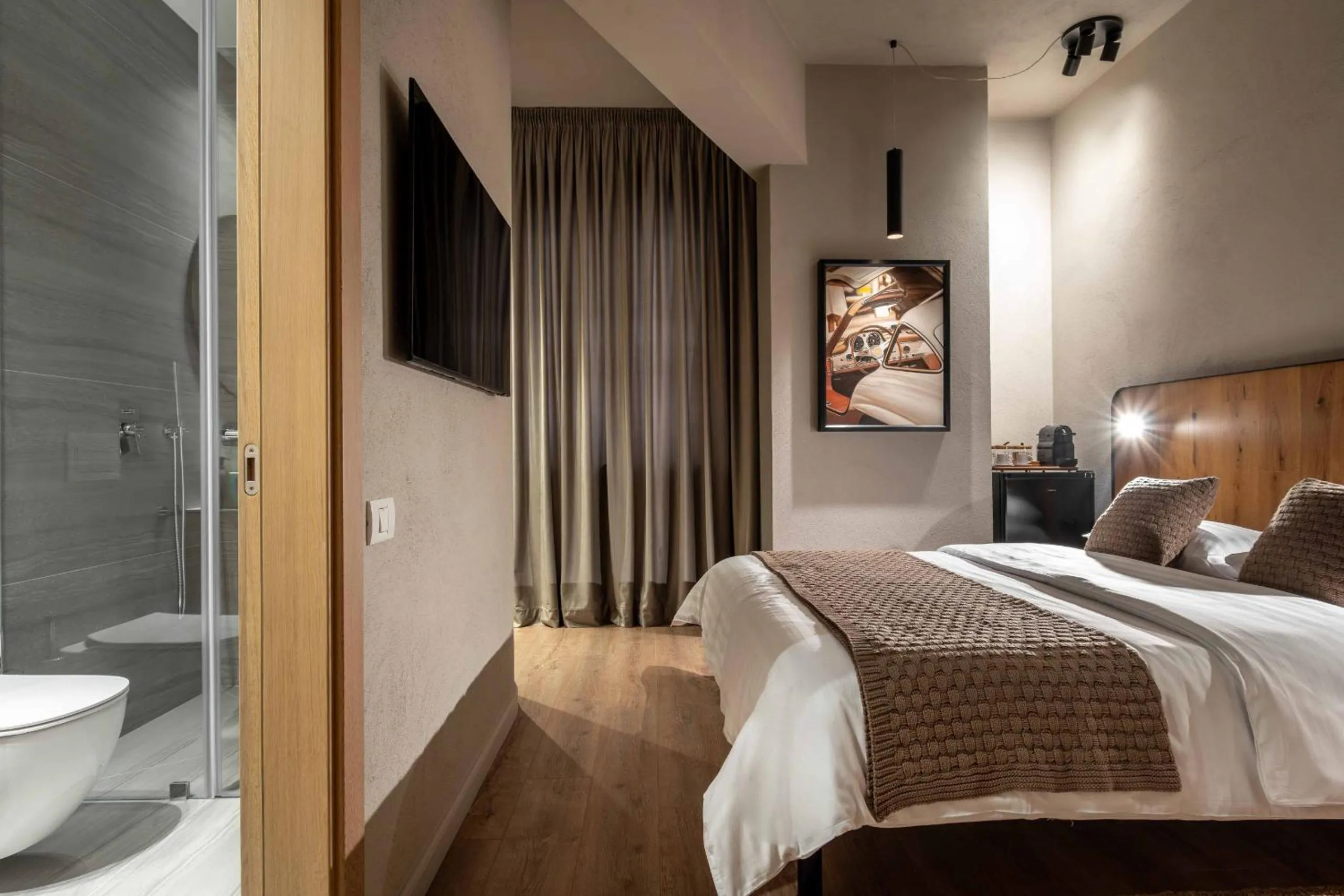 Bathroom, Bed in Maison Bucarest Apartments by Olala Homes