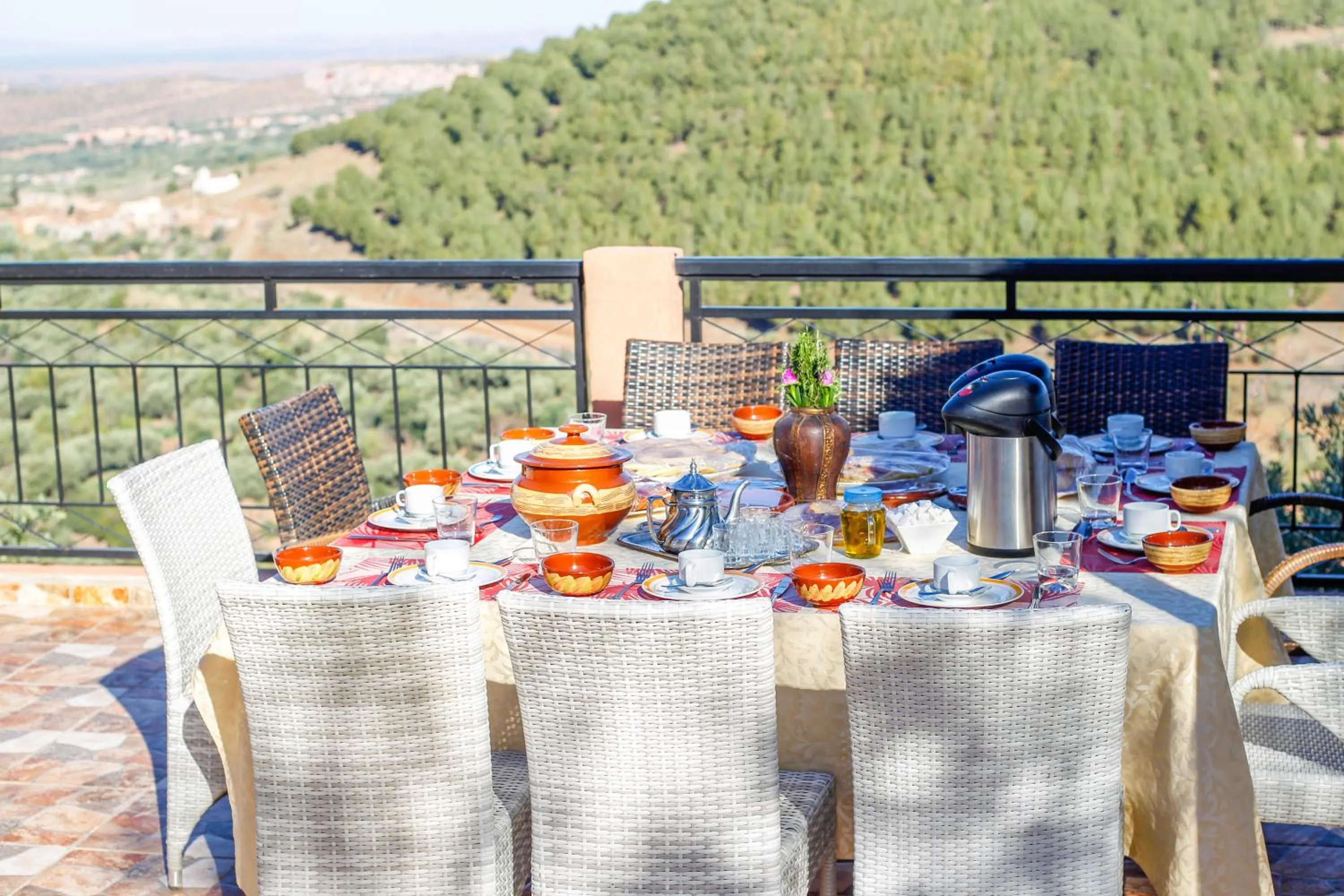 Balcony/Terrace in Kasbah Ait Oumghar