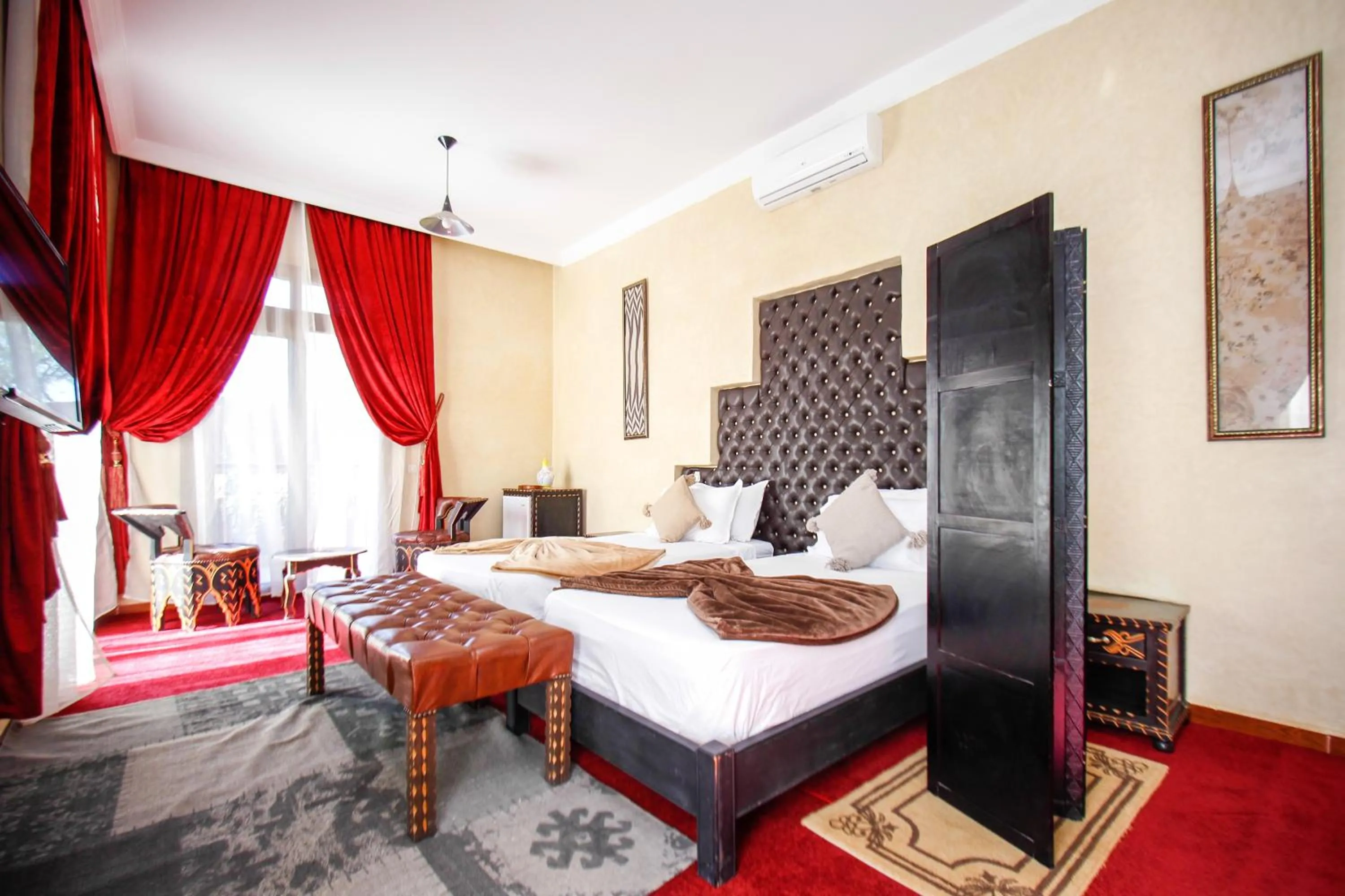 Bed in Kasbah Ait Oumghar