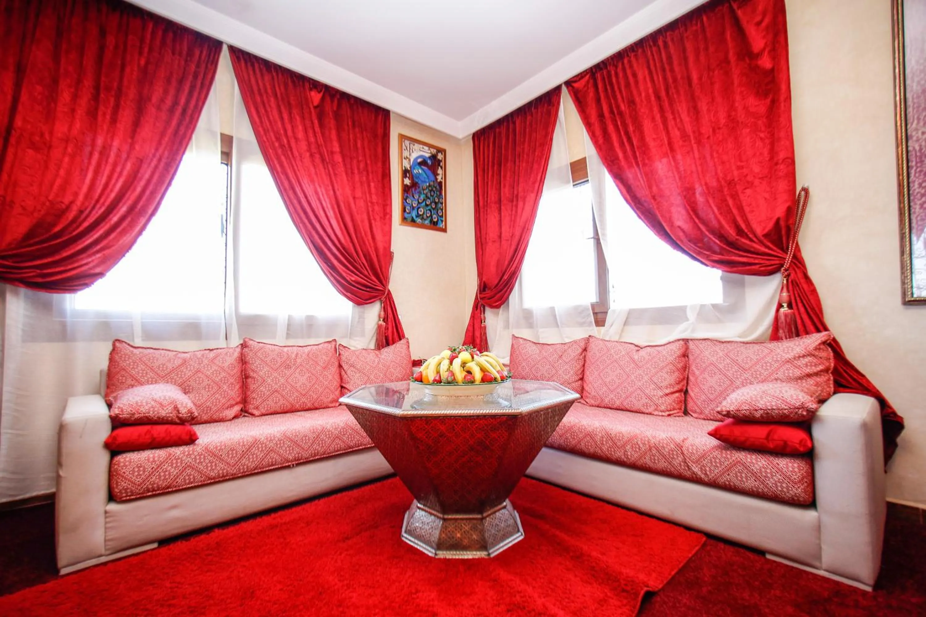 Living room in Kasbah Ait Oumghar