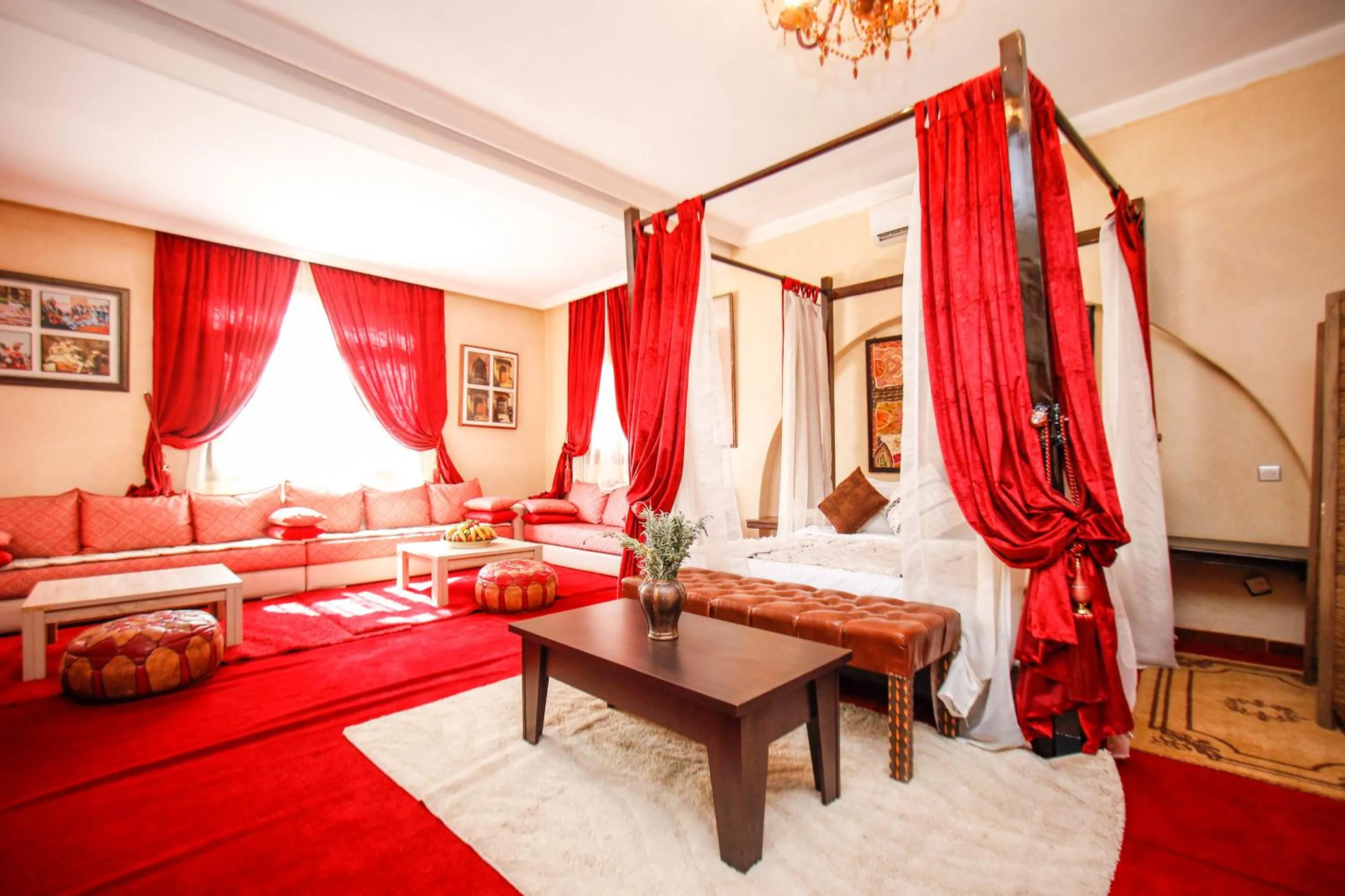 Bed in Kasbah Ait Oumghar