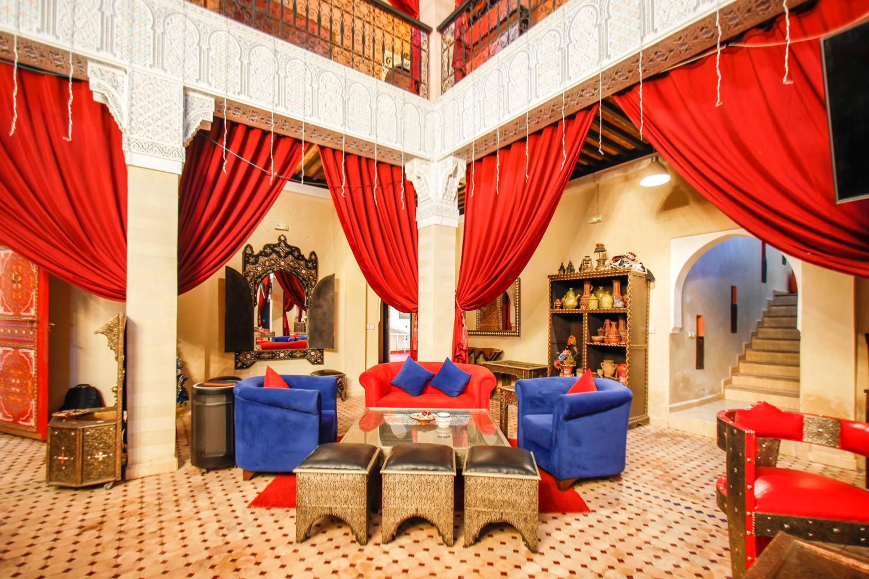Living room in Kasbah Ait Oumghar