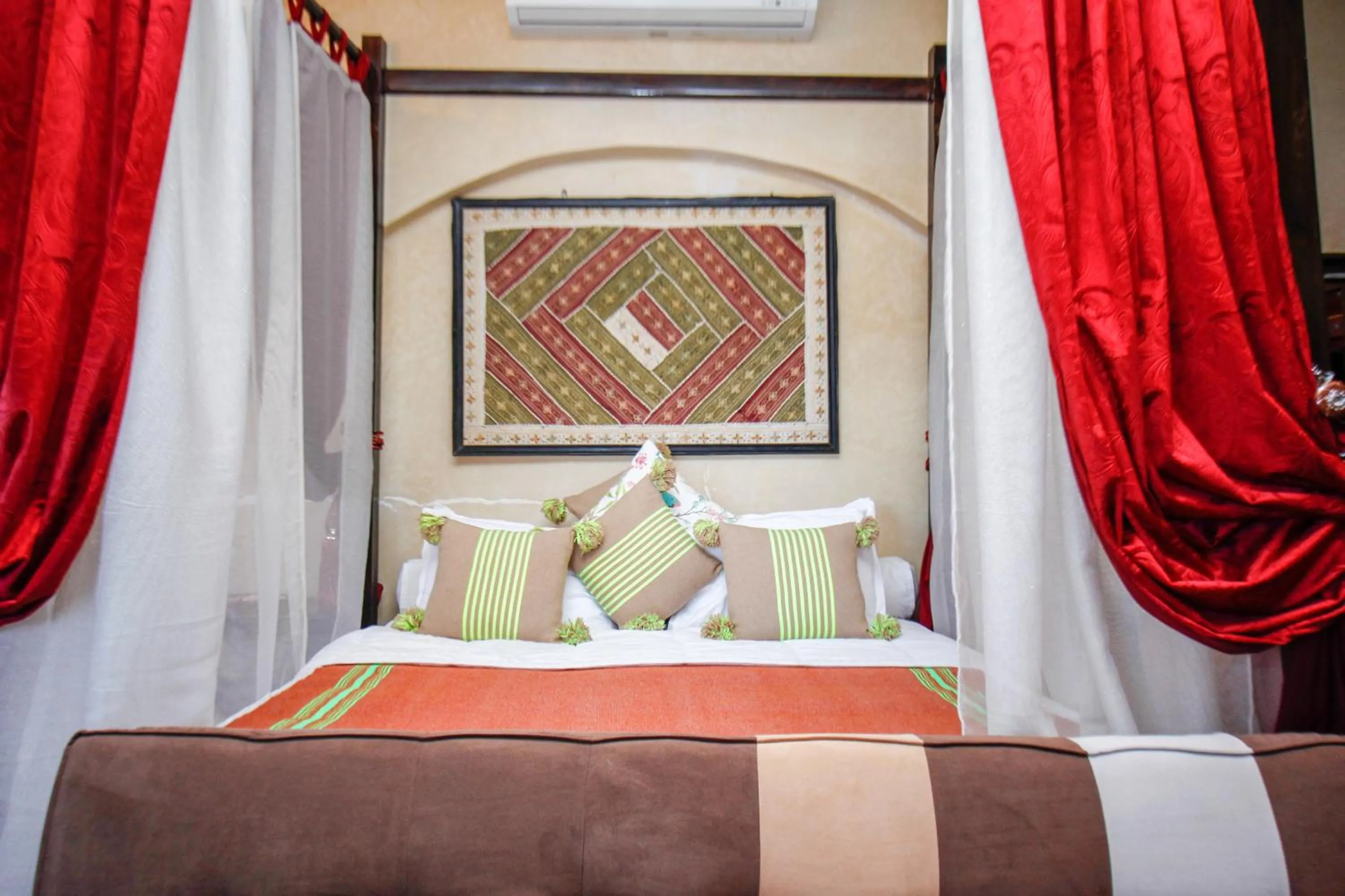 Bed in Kasbah Ait Oumghar