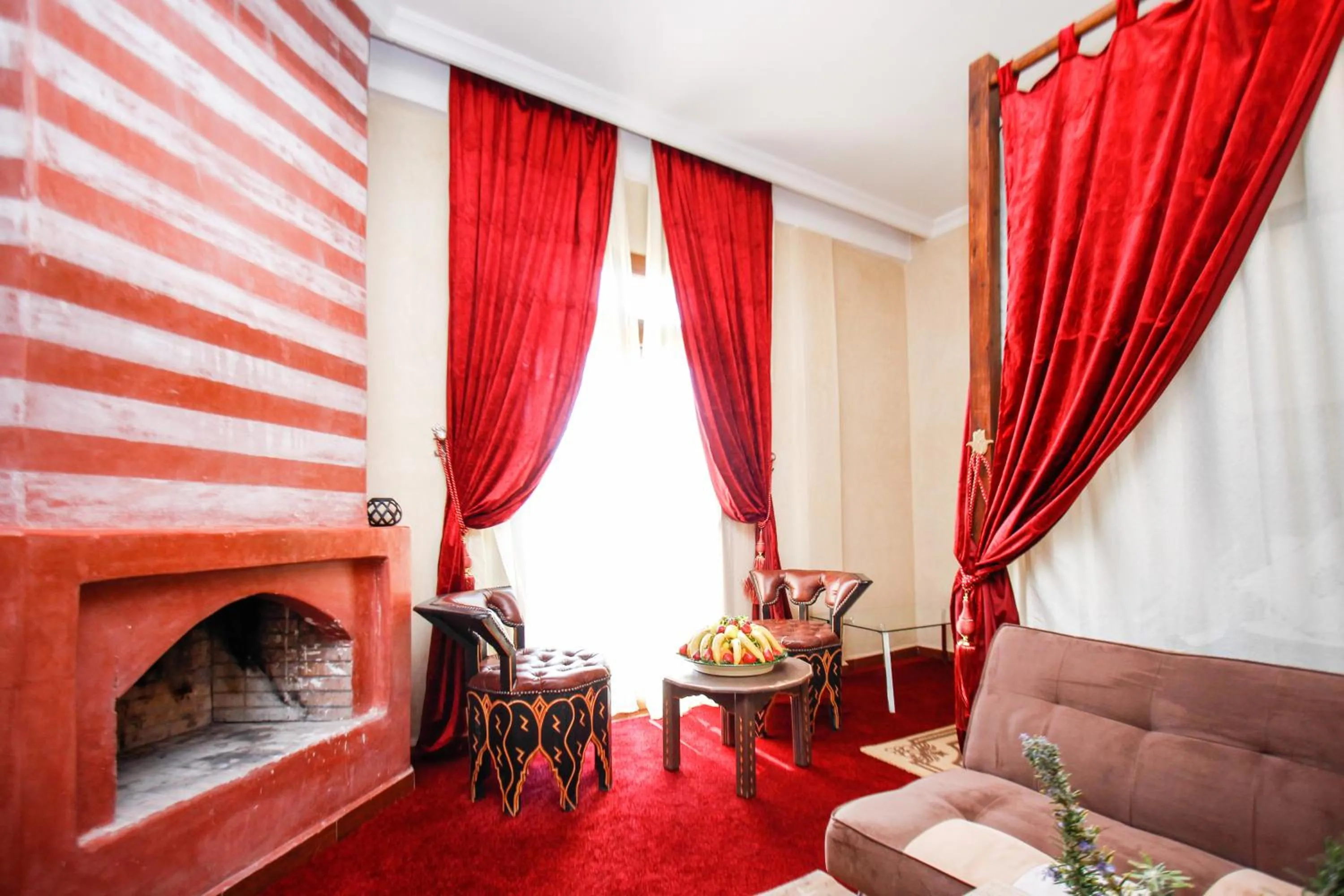Living room in Kasbah Ait Oumghar