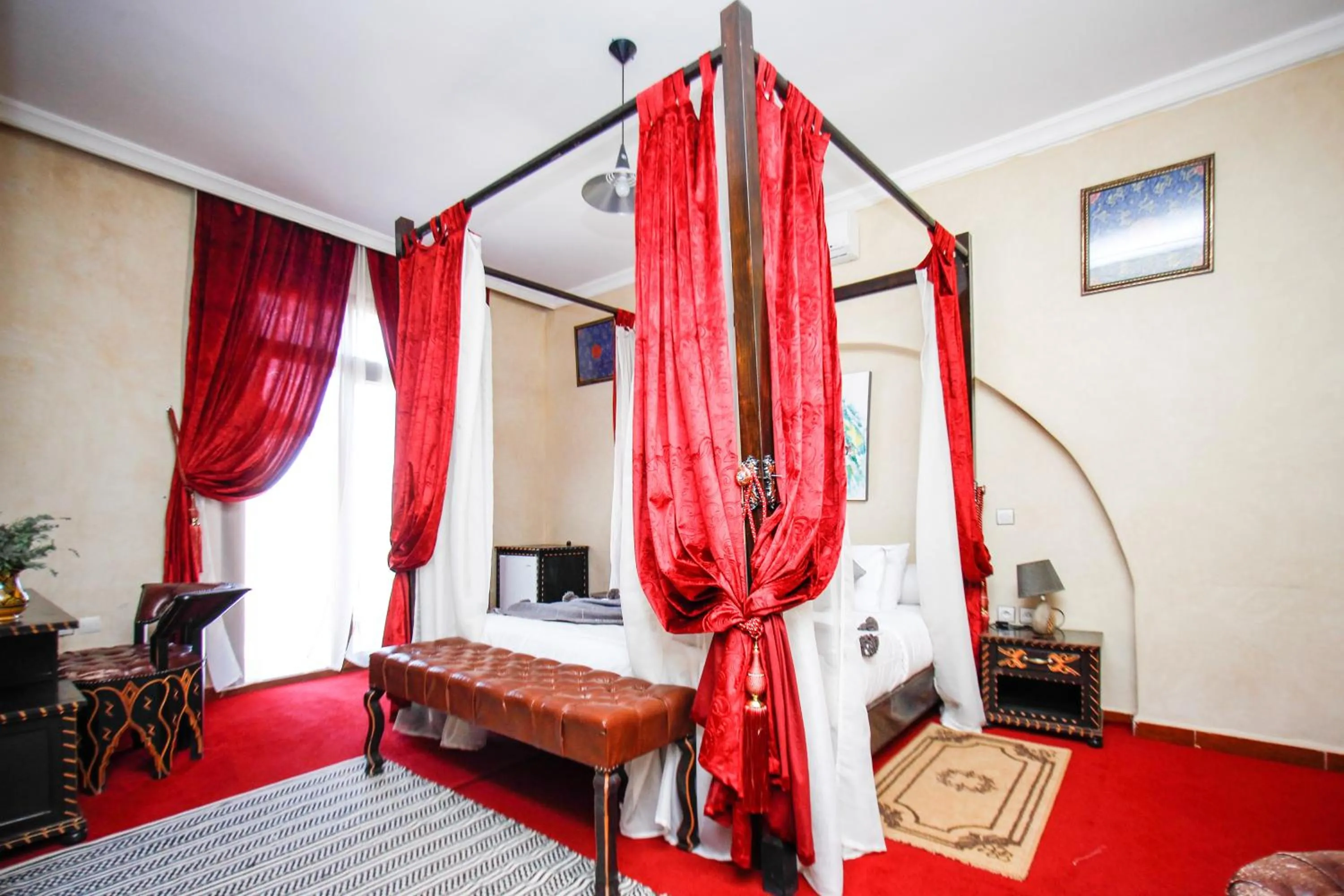 Bed in Kasbah Ait Oumghar