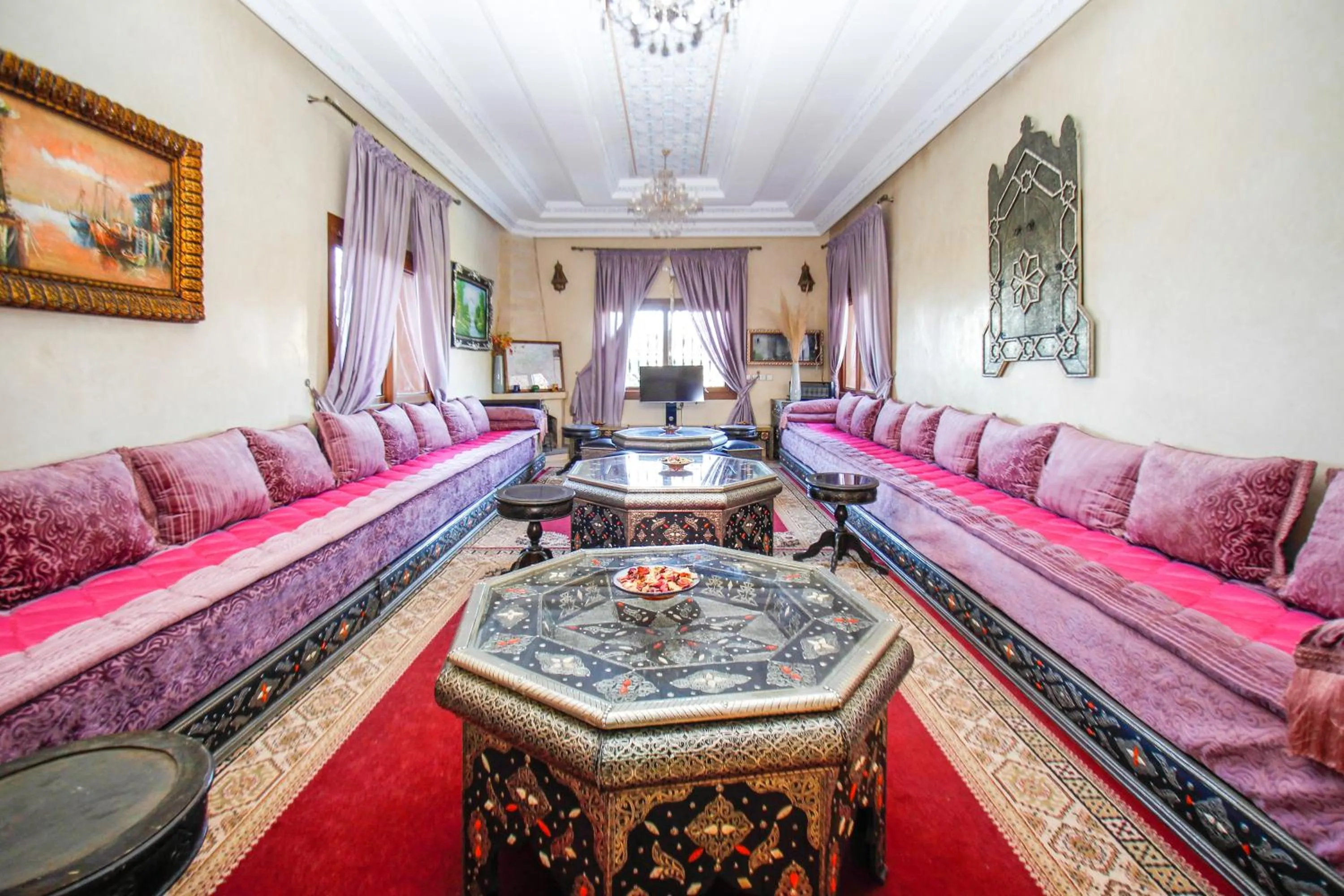 Living room in Kasbah Ait Oumghar