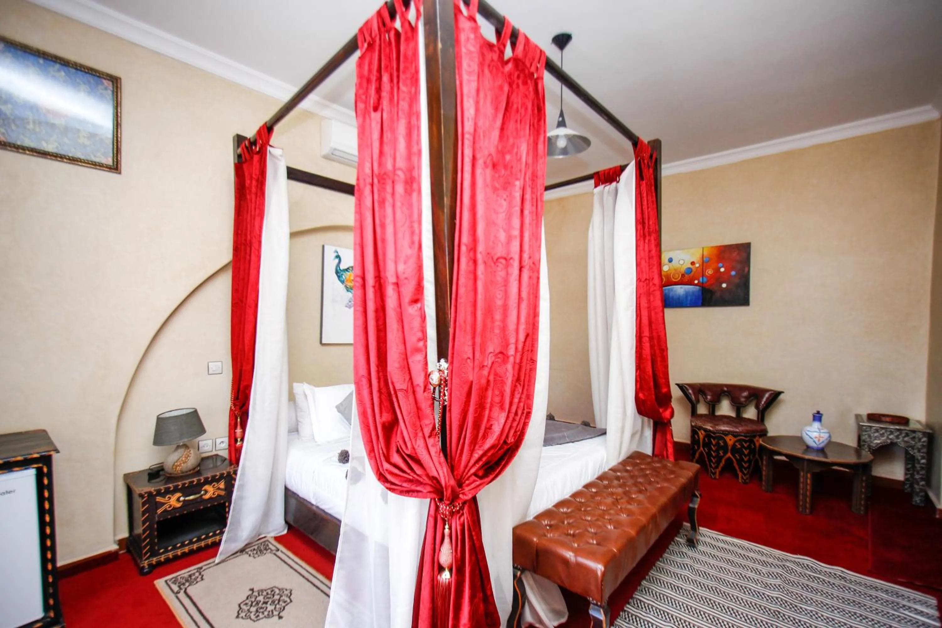 Bed in Kasbah Ait Oumghar