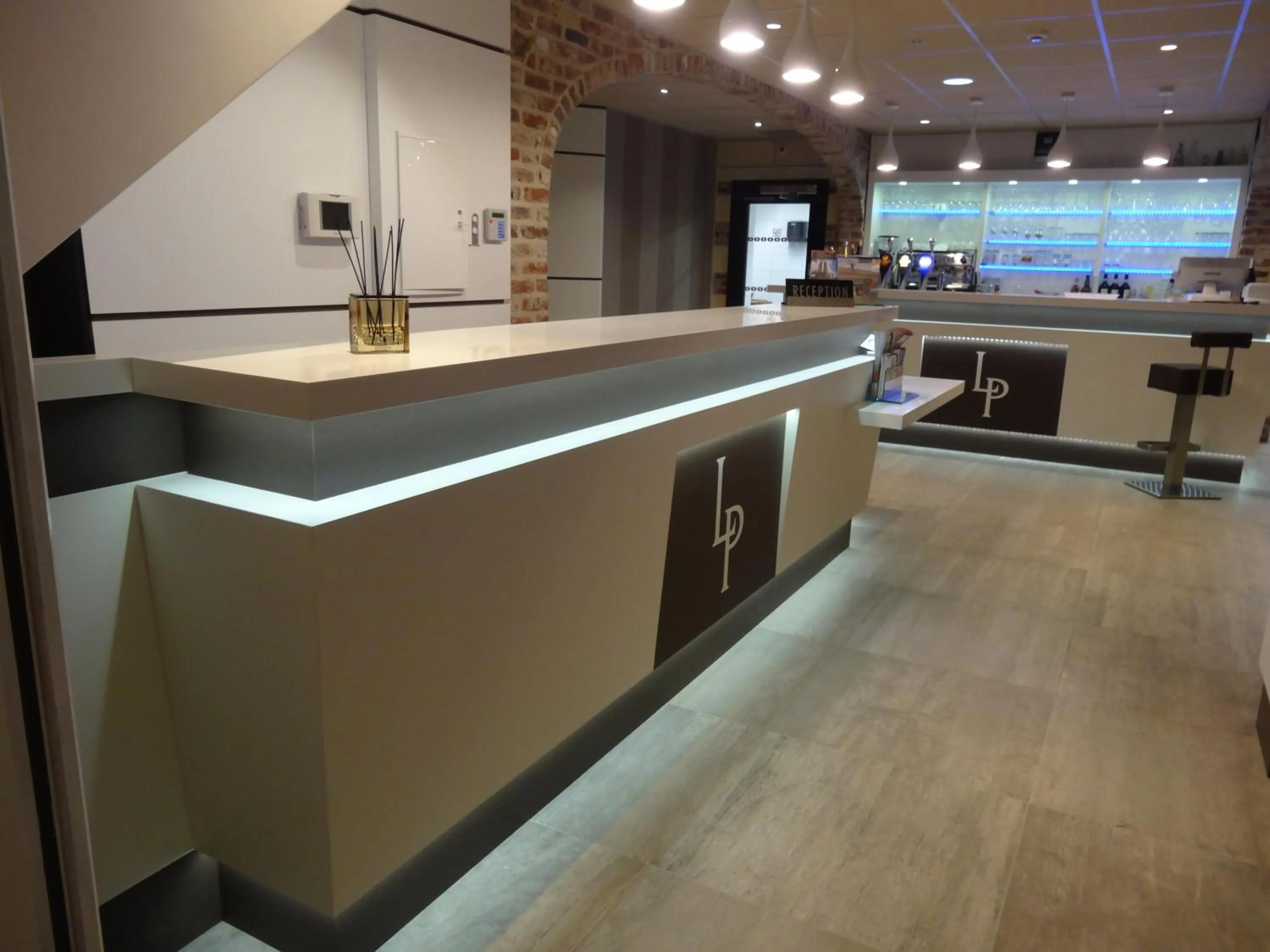 Lobby or reception in Hôtel de la Paix