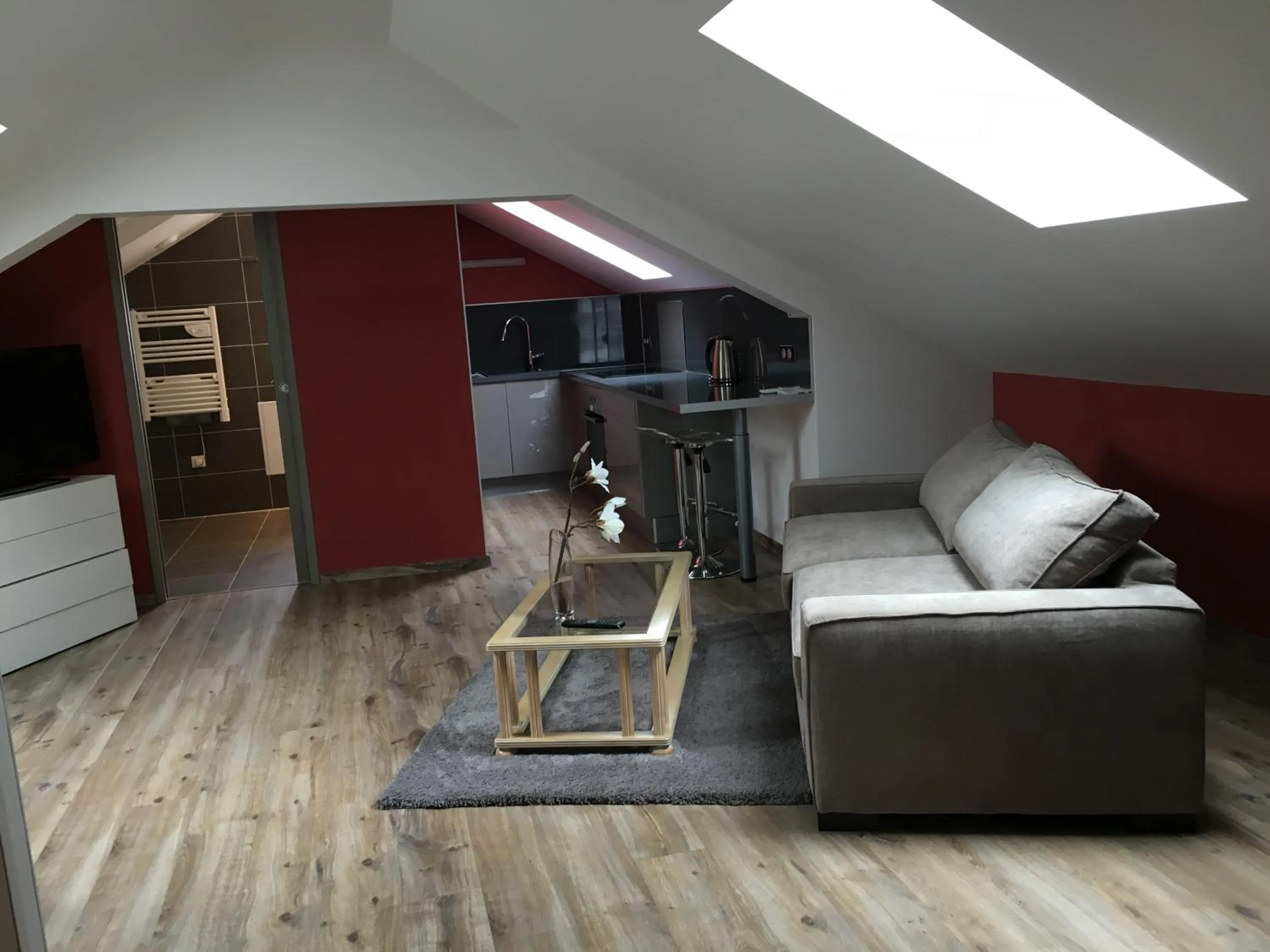 Living room in Hôtel de la Paix