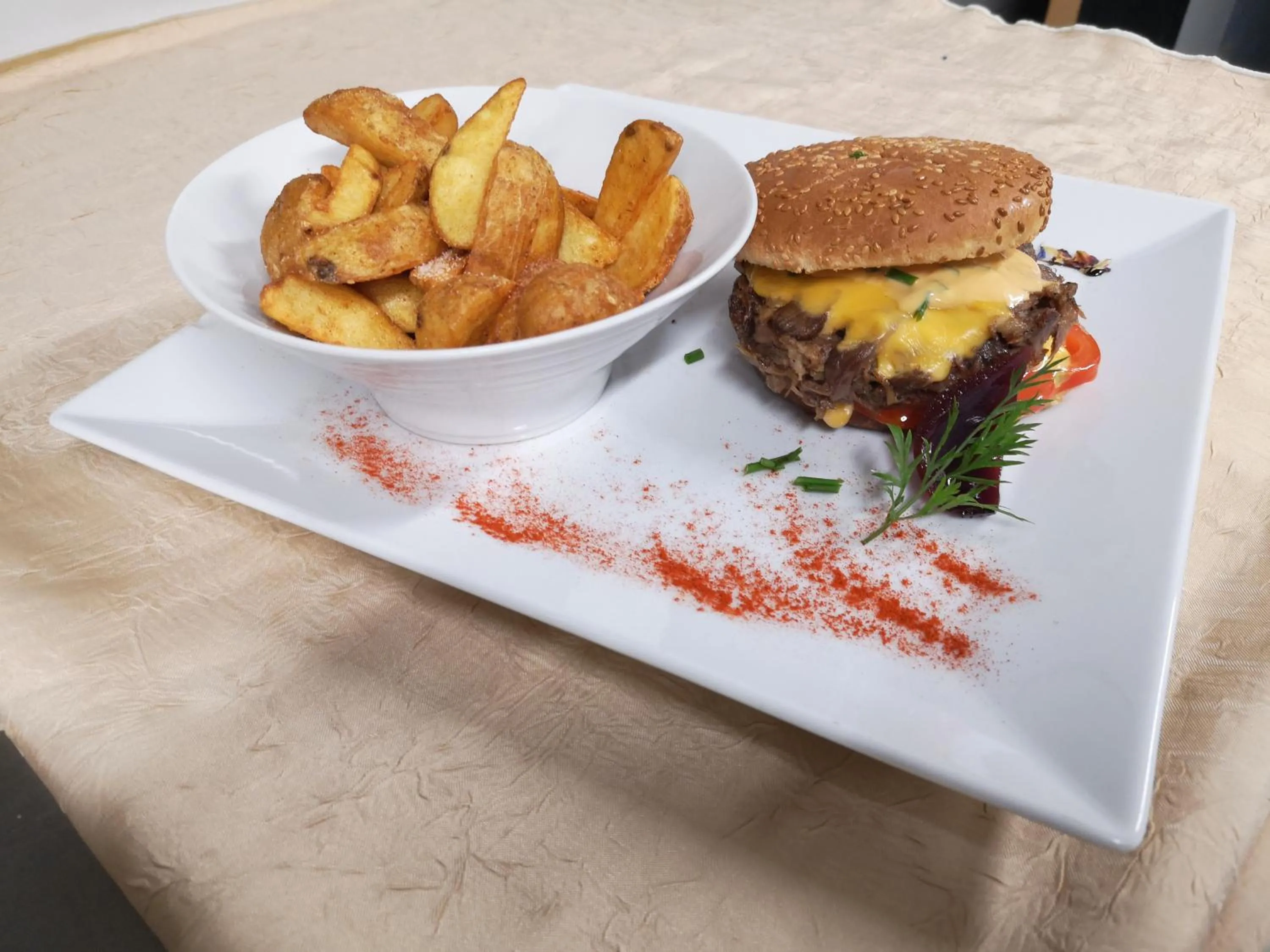 Food close-up in Hôtel de la Paix