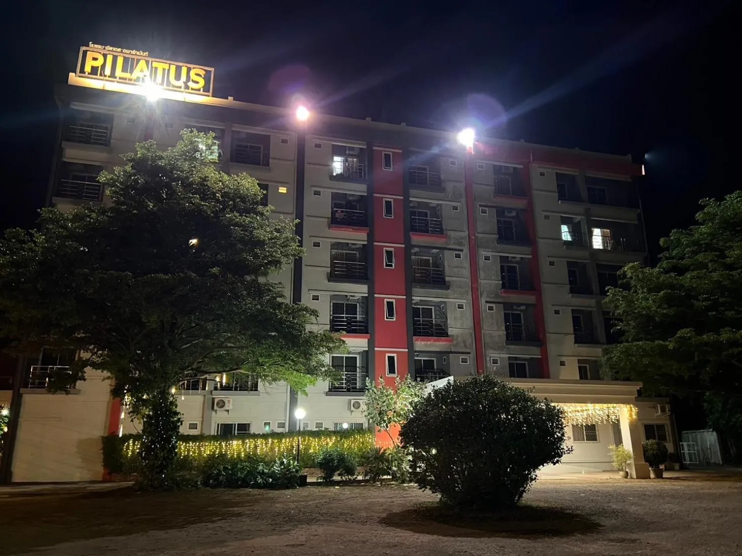 Property logo or sign in Pilatus Apartment