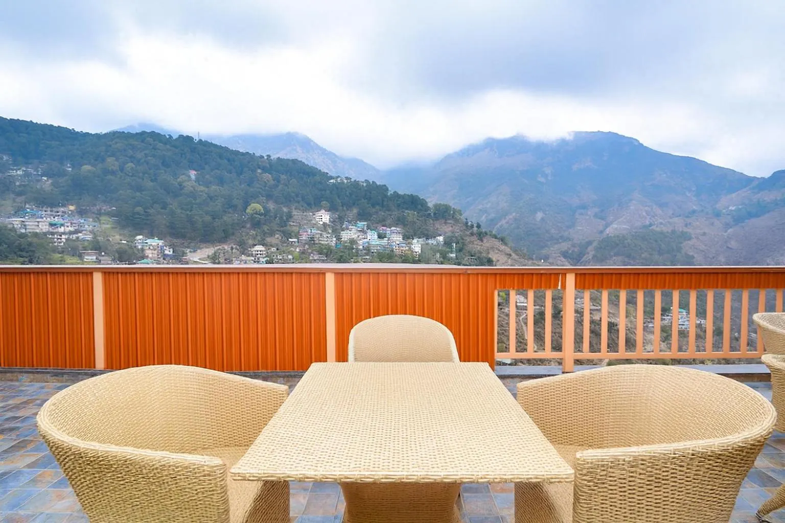 Balcony/Terrace in Hotel Pawan Regency- Best Mountain View Hotel In McLeodganj
