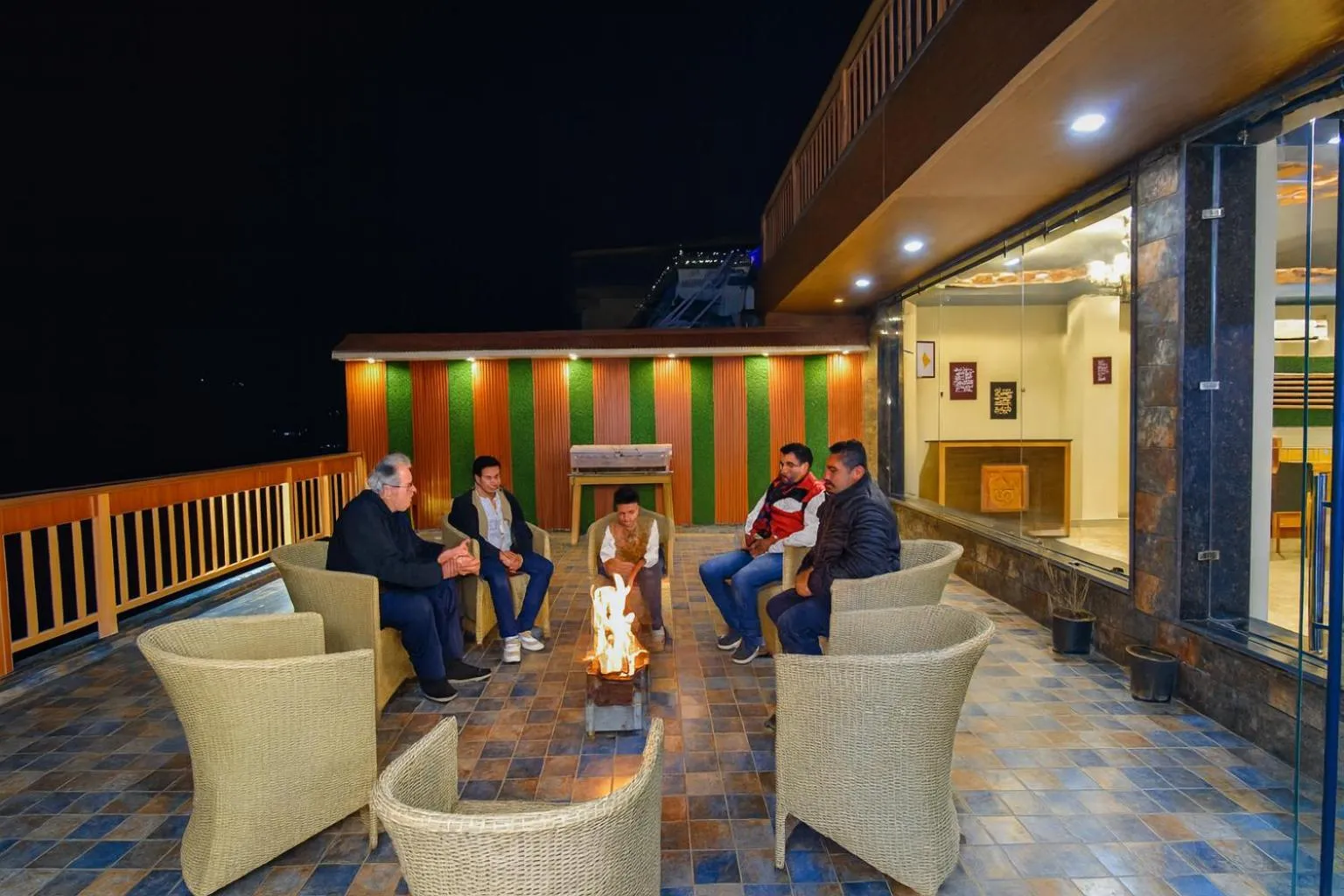 Balcony/Terrace in Hotel Pawan Regency- Best Mountain View Hotel In McLeodganj