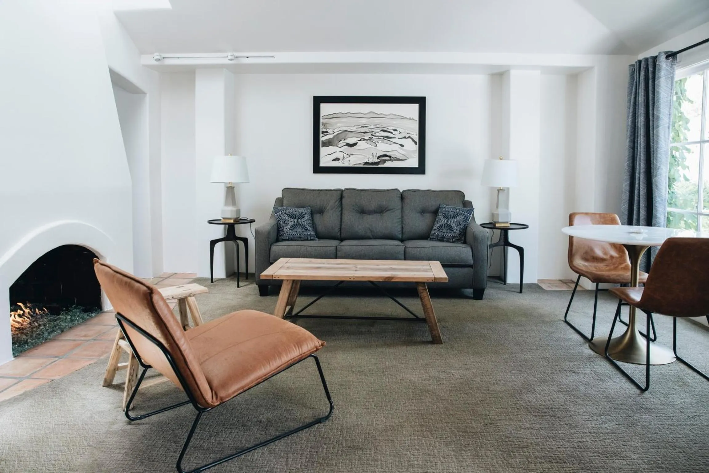 Living room in Cottage Inn & Spa