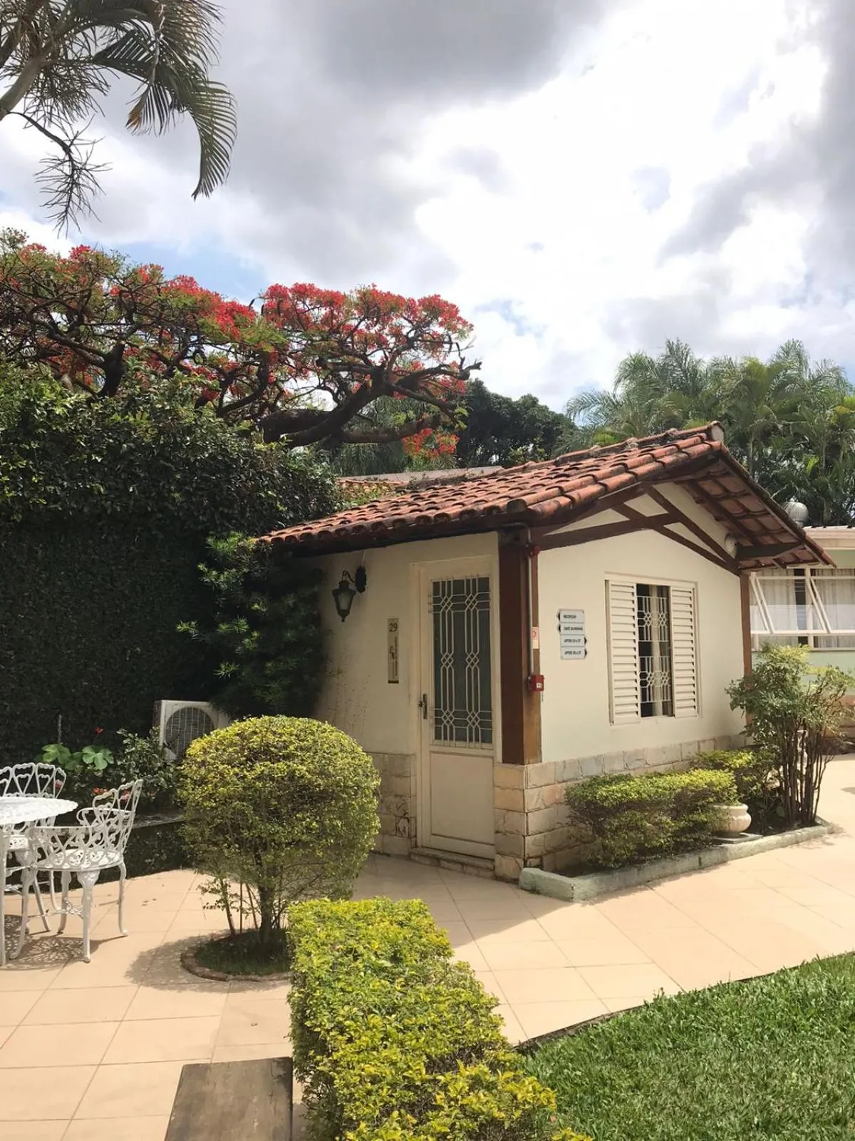 Garden in Pousada Sossego da Pampulha