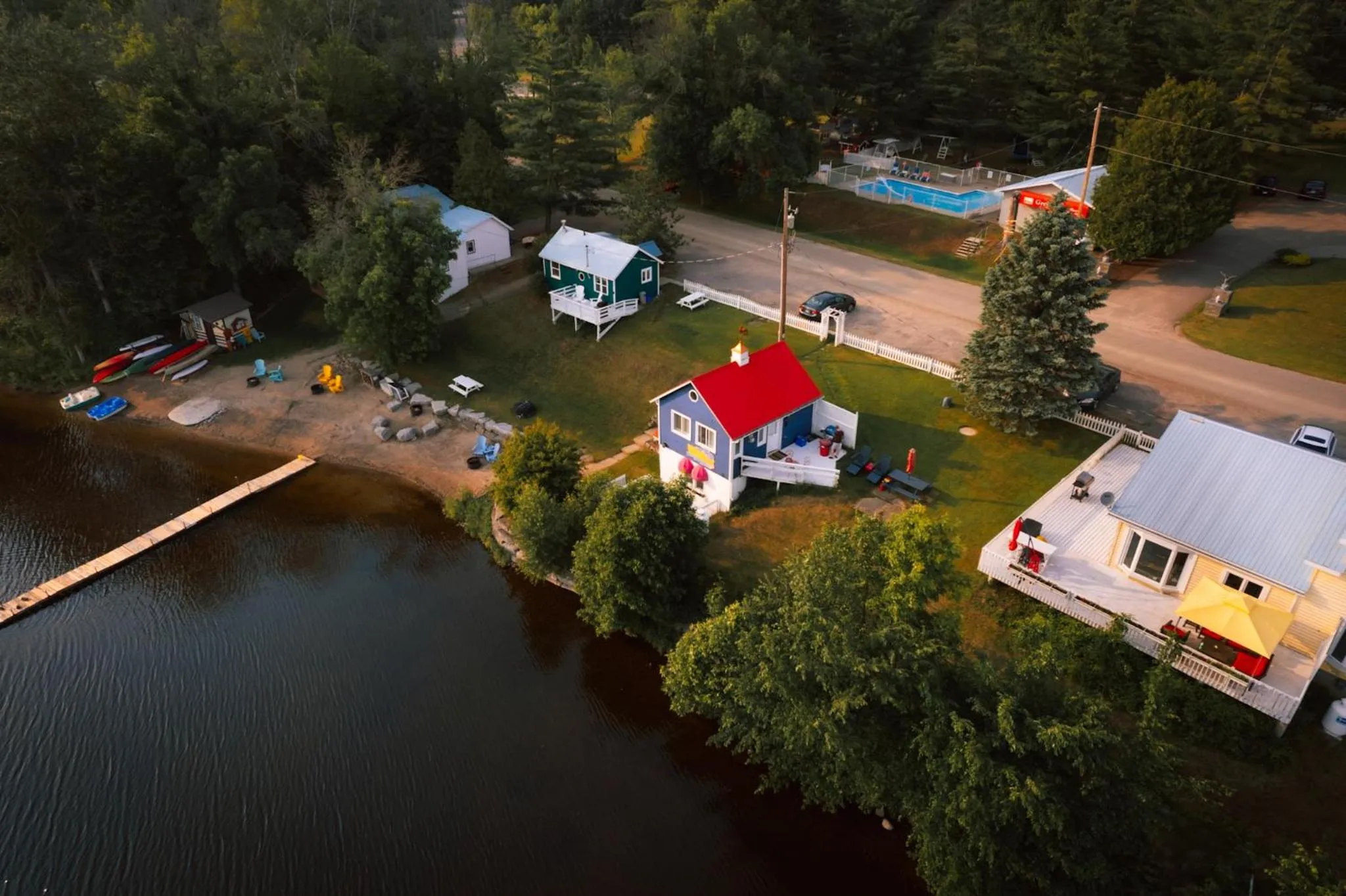 Beach in Greystone on Golden Lake