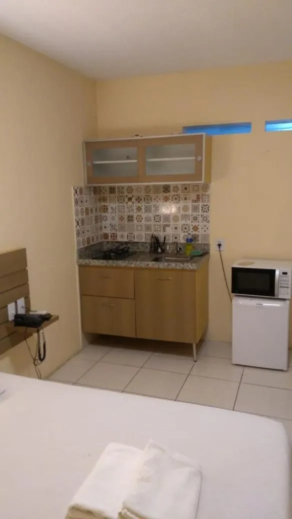 Kitchen or kitchenette in Flat na Praia de Iracema 105