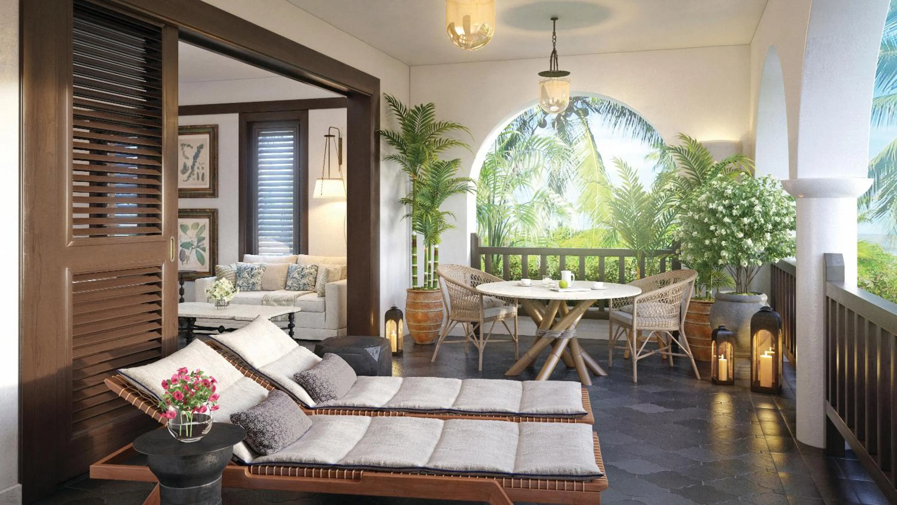 Patio in Cap Juluca, A Belmond Hotel, Anguilla